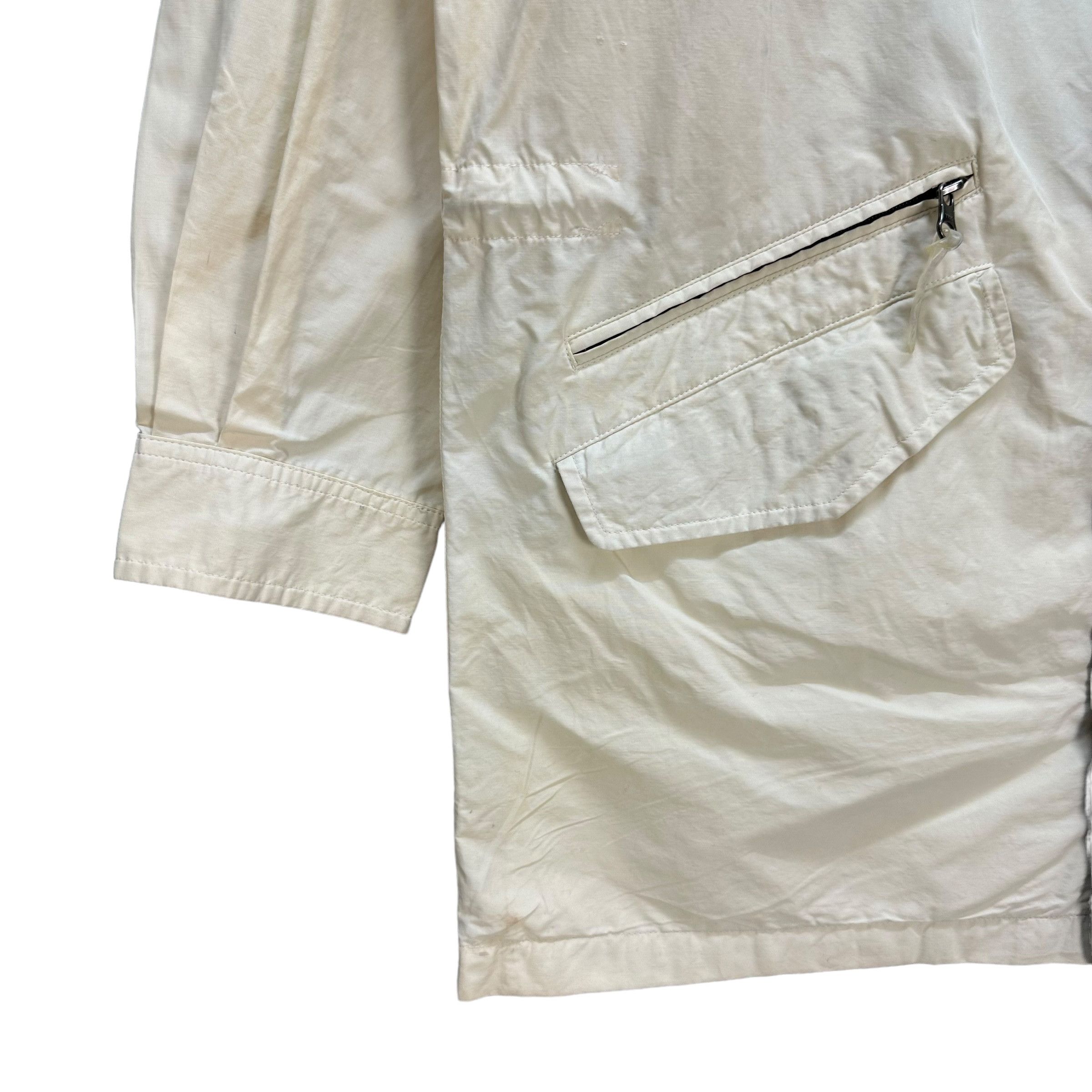 Burberry Vintage 90s Burberrys of London White Light Jacket #A31-0696 Size US L / EU 52-54 / 3 - 6 Thumbnail