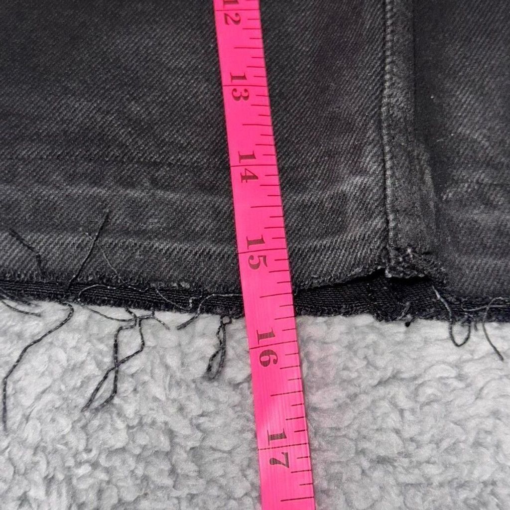 Levi's NWT LEVI Mini Black Denim Skirt Size 28" / US 6 / IT 42 - 6 Thumbnail