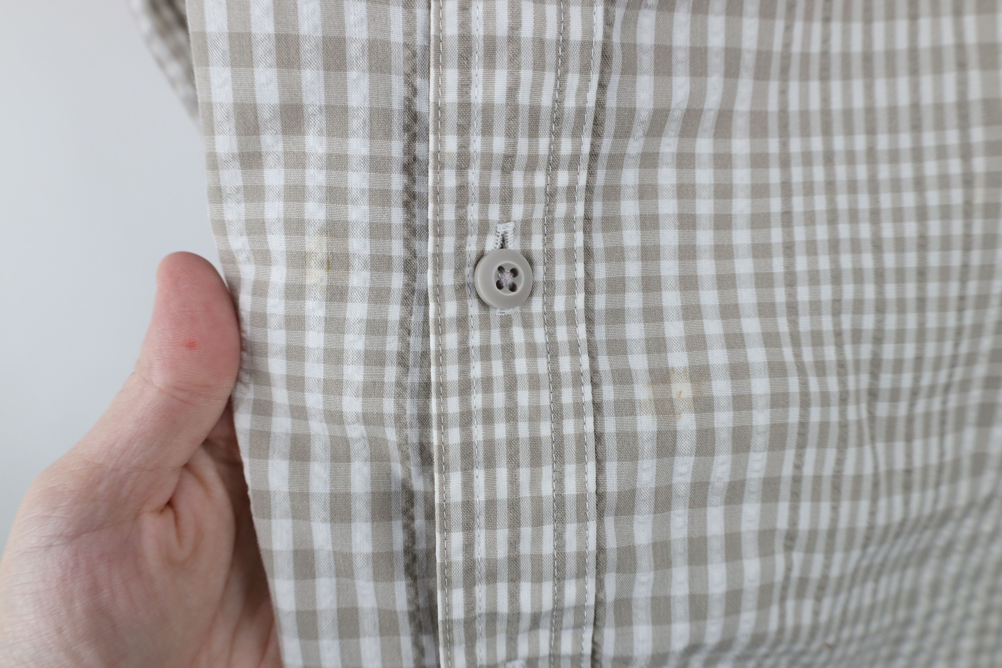 Patagonia × Vintage Vintage Patagonia Seer Sucker Collared Button Shirt Plaid Size US M / EU 48-50 / 2 - 4 Thumbnail