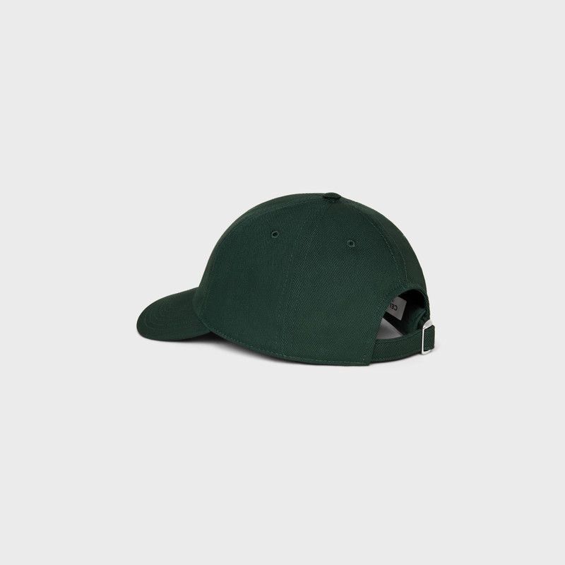 Celine o1w1db10526 AA05T0 Size : OS / Hat / Cap in Dark Green Size ONE SIZE - 4 Thumbnail