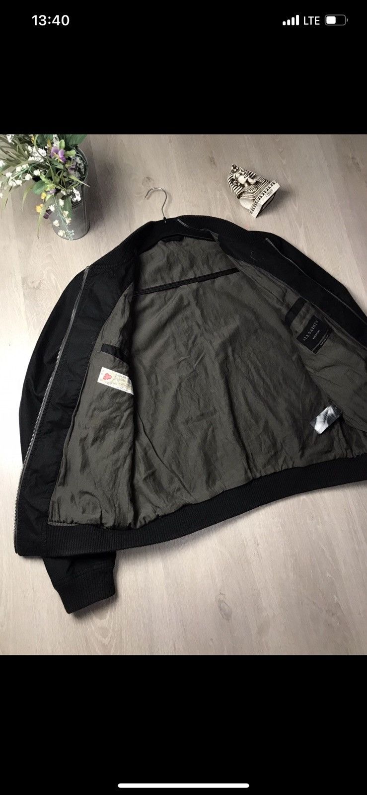 Allsaints Allsaints Hamilton Bomber Jacket MJ021314 Size US M / EU 48-50 / 2 - 6 Thumbnail