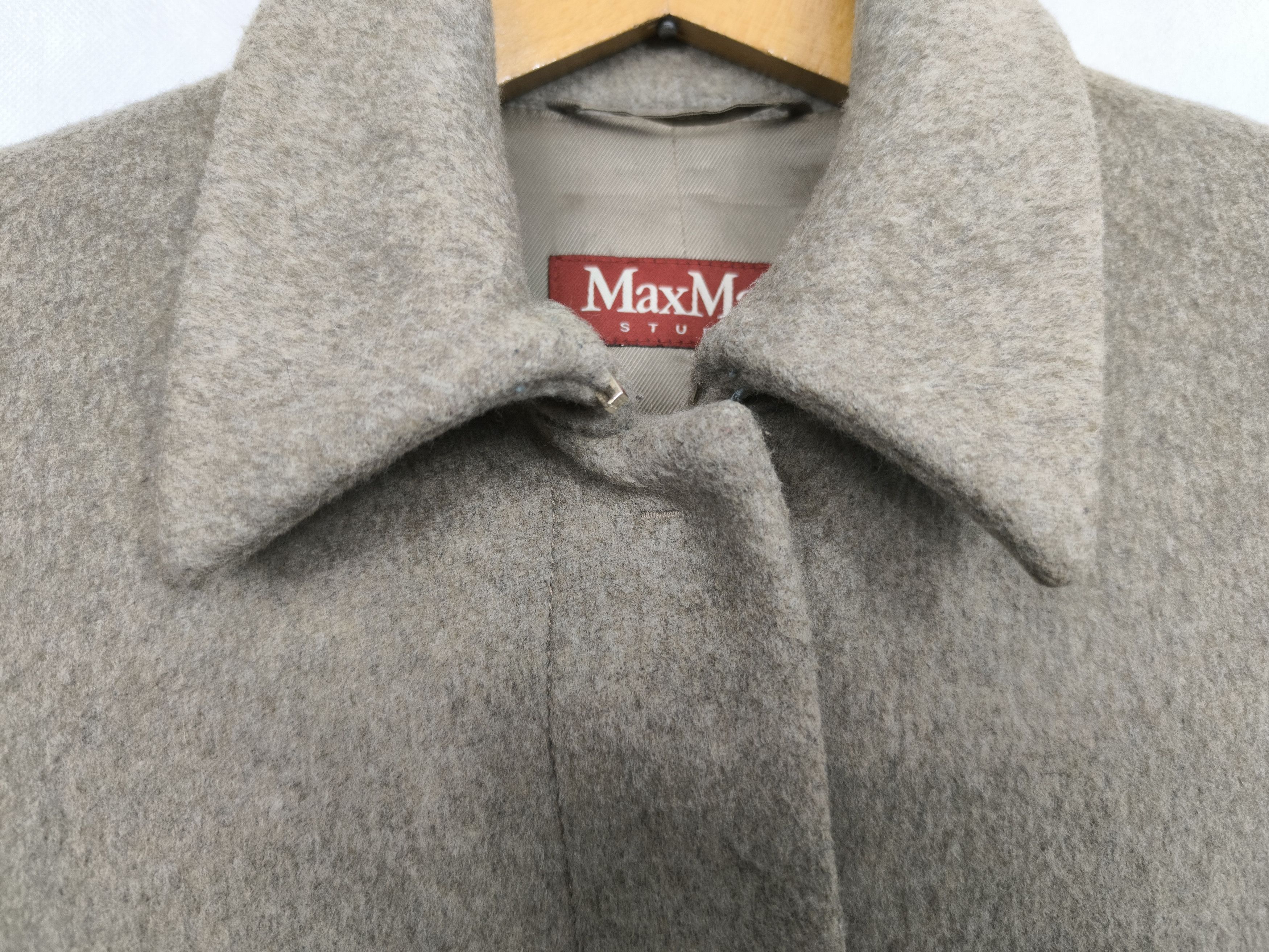 Max Mara Max Mara Virgin Wool Coat Vintage Size L / US 10 / IT 46 - 11 Thumbnail