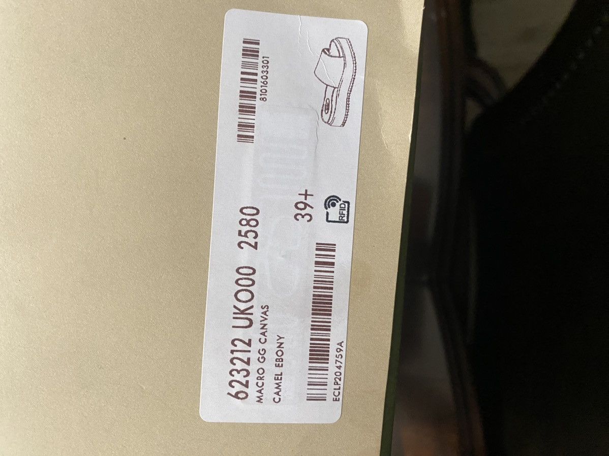 image of Gucci Macro GG Canvas Shoes in Camel, Women's (Size 8.5)