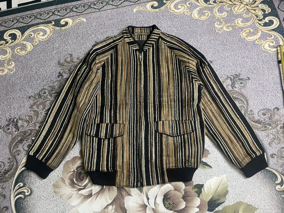 Japanese Brand × Vintage Vintage Rotary Group Bomber Jacket Wool Size US M / EU 48-50 / 2 - 1 Thumbnail