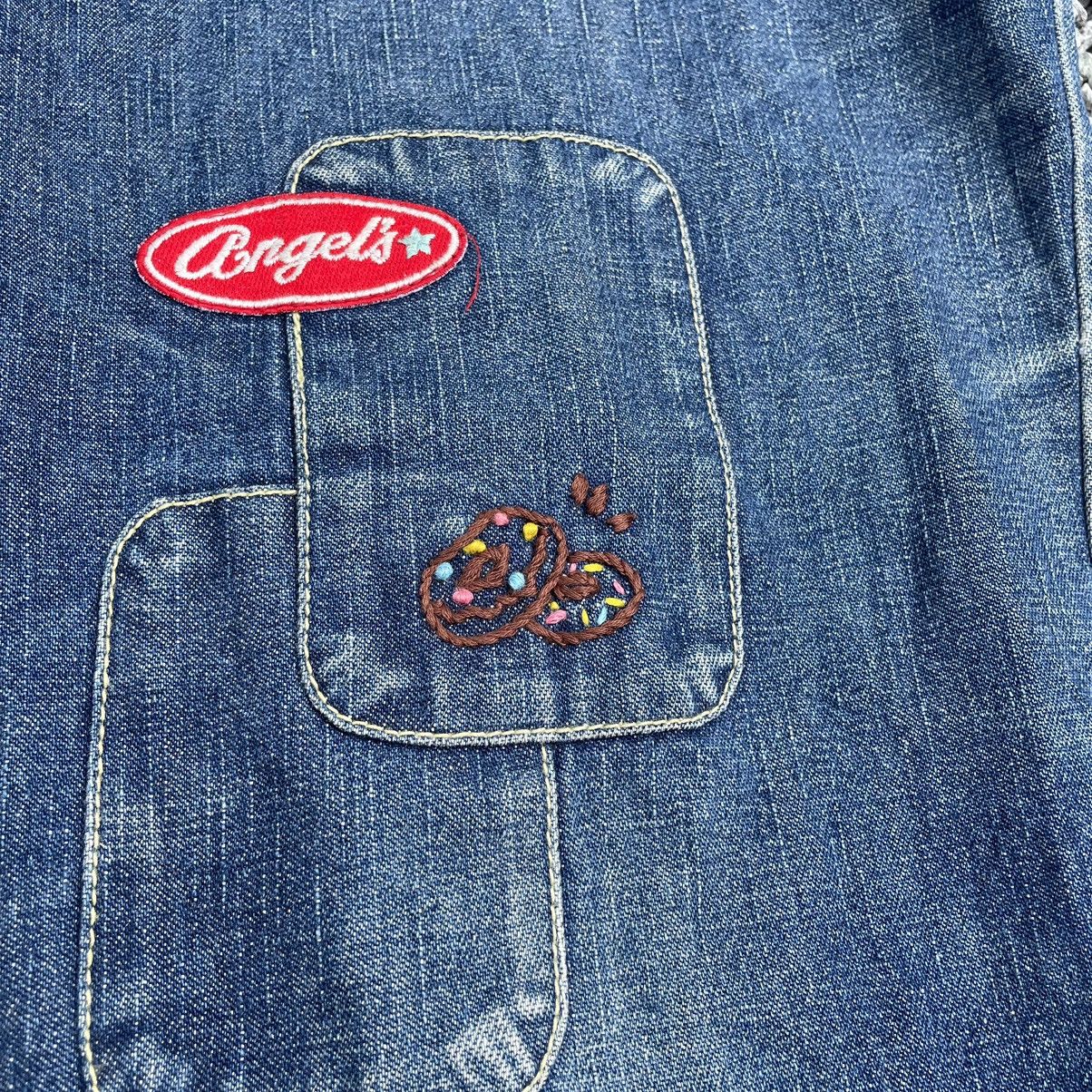 Angel Blue × Hysteric Glamour × Japanese Brand ANGEL BLUE CORDUROY POCKET PATCHWORK DENIM PANTS Size 28" / US 6 / IT 42 - 22 Thumbnail