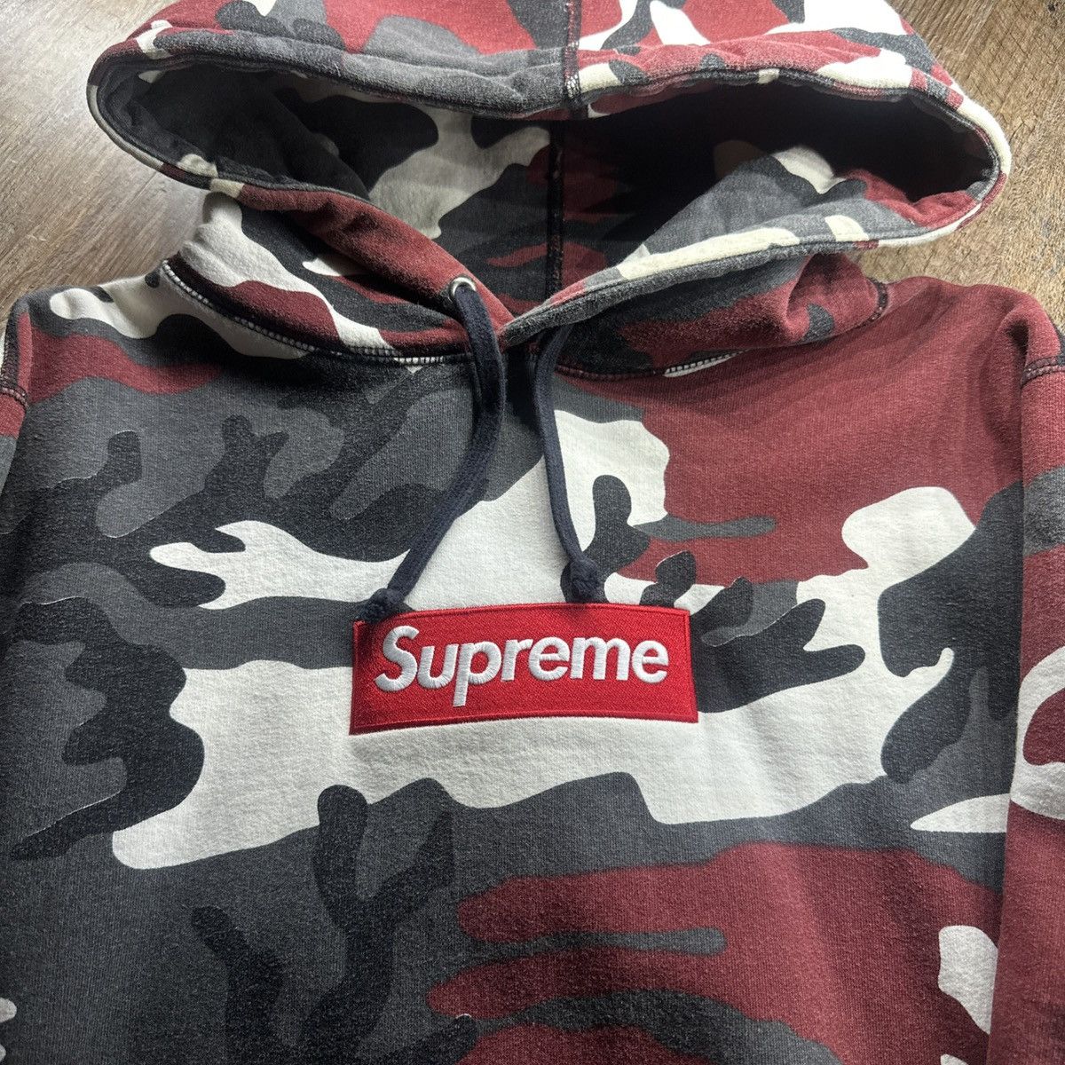 Supreme Supreme FW13 Red Urban Camo Box Logo Hoodie Large Size US L / EU 52-54 / 3 - 4 Thumbnail