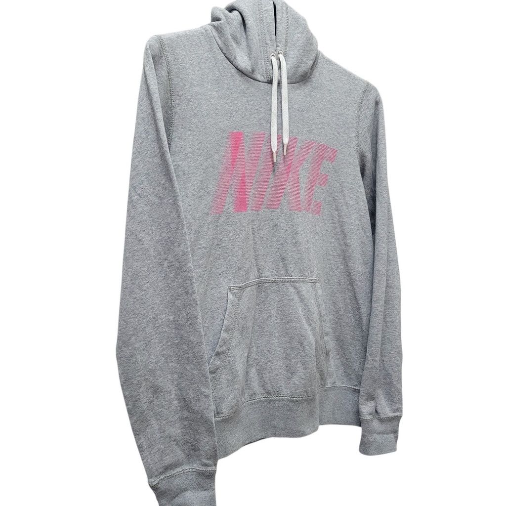 Nike Nike Women's Long-Sleeves Gray Hoodie Sweatshirt Medium Size M / US 6-8 / IT 42-44 - 3 Thumbnail