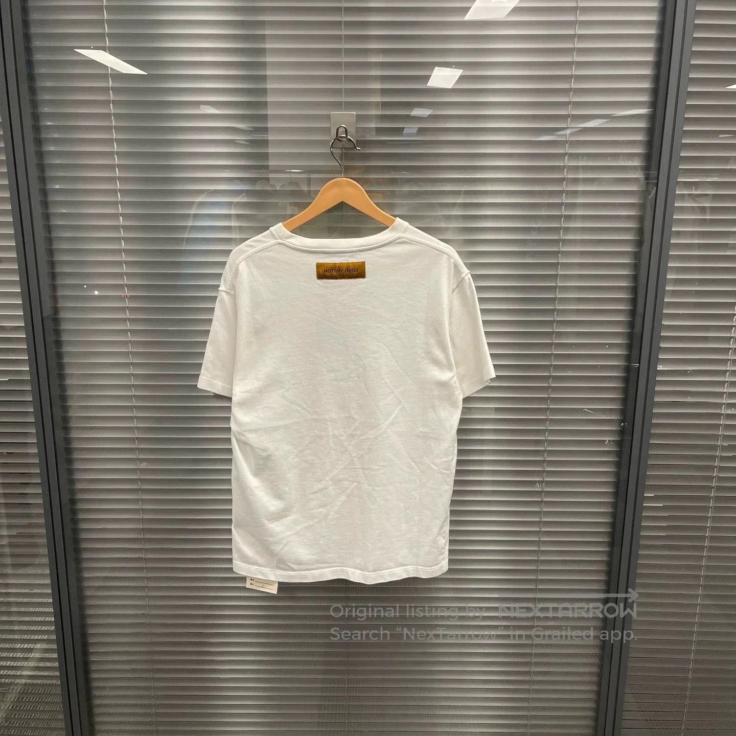Louis Vuitton White Short Sleeve Graphic T-Shirt. Size US M / EU 48-50 / 2 - 2 Thumbnail