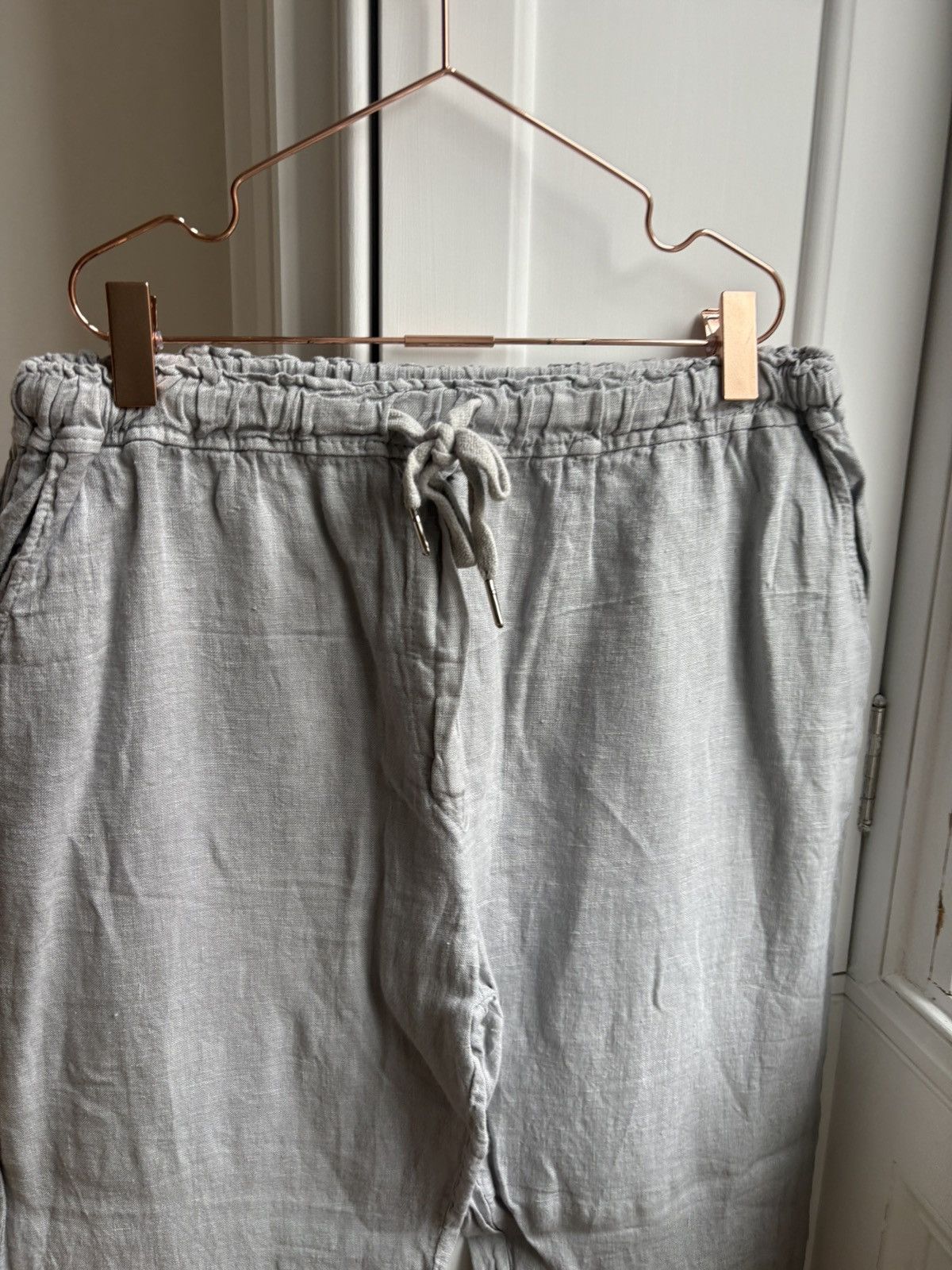 Other Rare Vintage Italian Grey Linen Trousers S/M Size 30" / US 8 / IT 44 - 1 Thumbnail