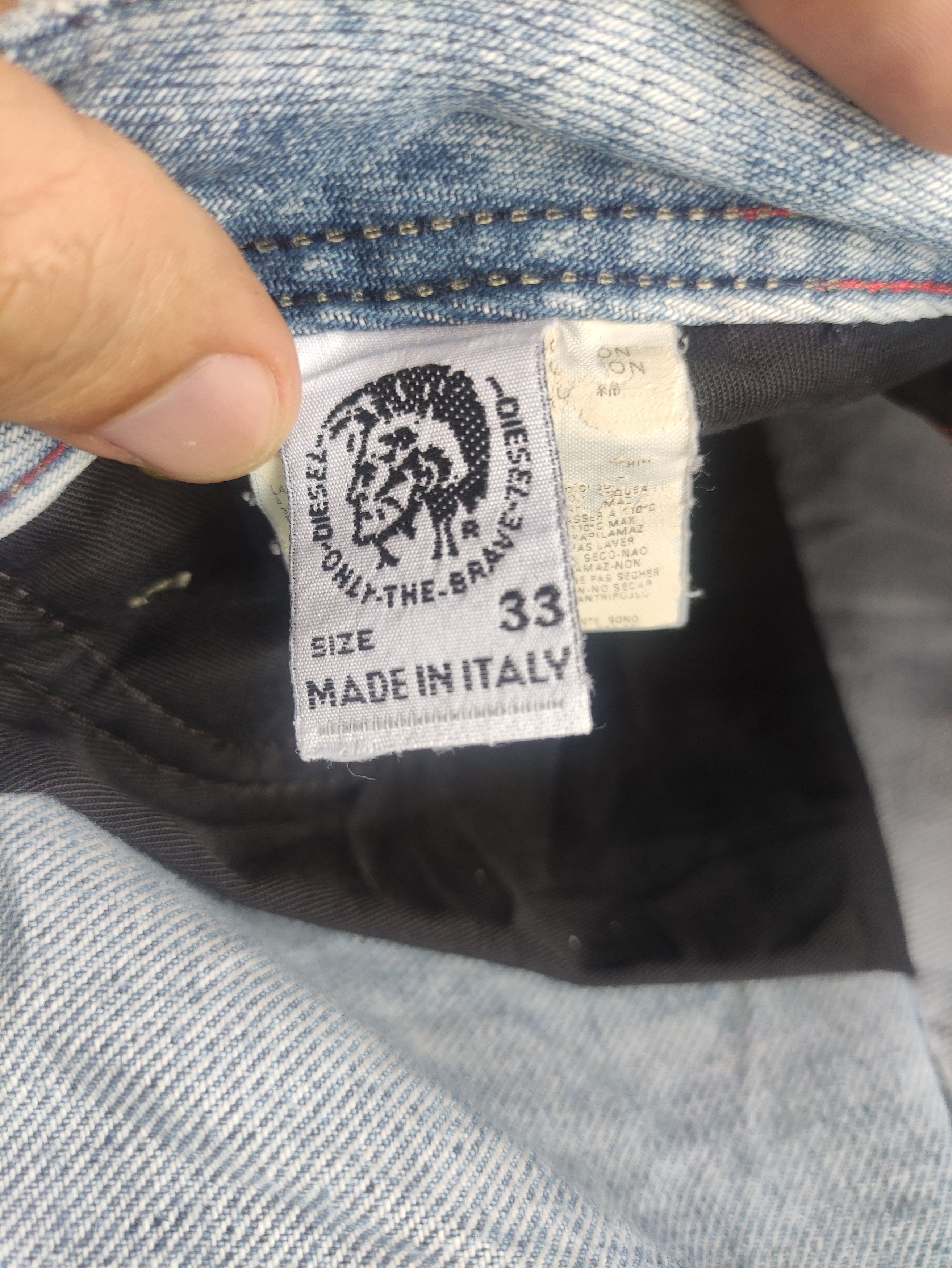 Diesel Vintage Diesel Button Jean Baggy Distressed Faded Denim Size US 36 / EU 52 - 9 Thumbnail