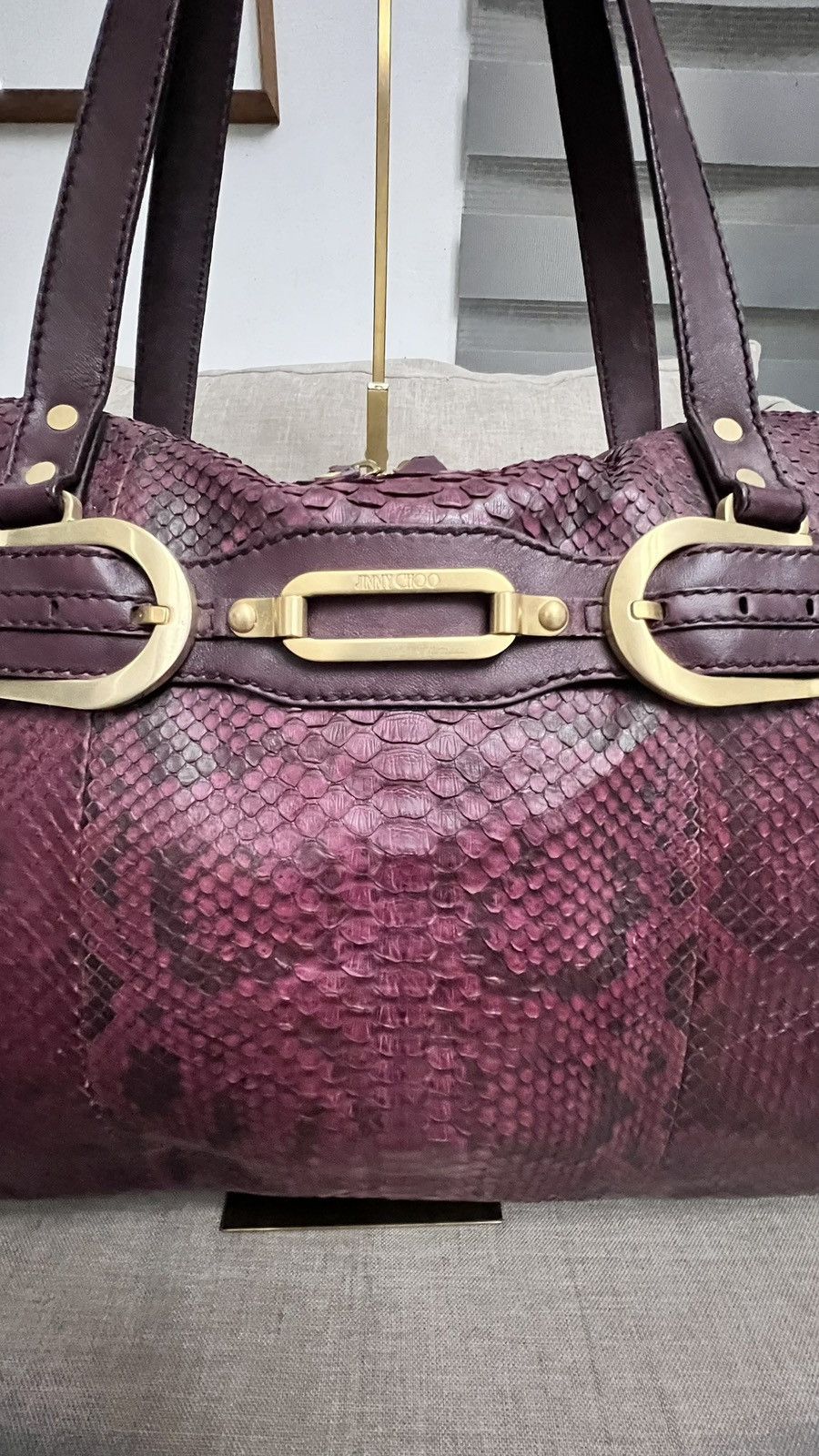 Jimmy Choo Jimmy Choo Python Weekender Bag Size ONE SIZE - 2 Thumbnail