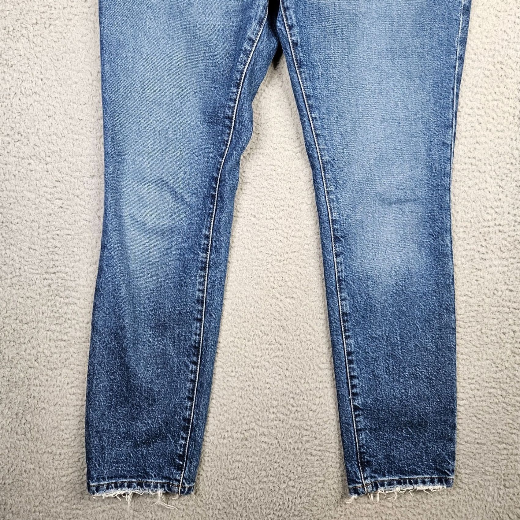 Good American Good American Jeans Women’s Classic Blue Cotton Denim 0/25 Pockets Casual Vintage No Size 25" / US 0 / IT 36 - 4 Thumbnail