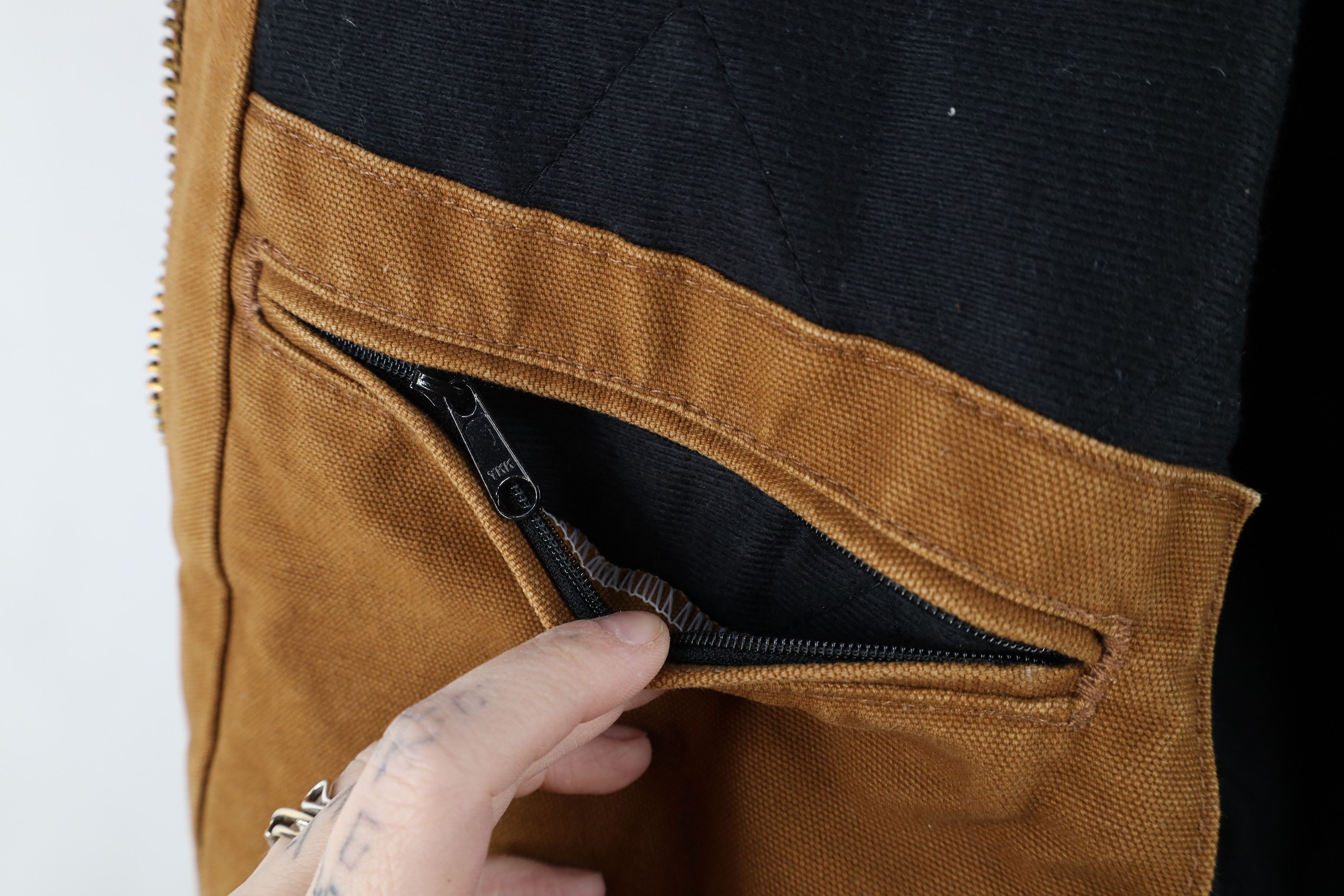Carhartt × Vintage Vintage Y2K Carhartt Maintenance Canvas Hooded Jacket Size US XXL / EU 58 / 5 - 14 Thumbnail