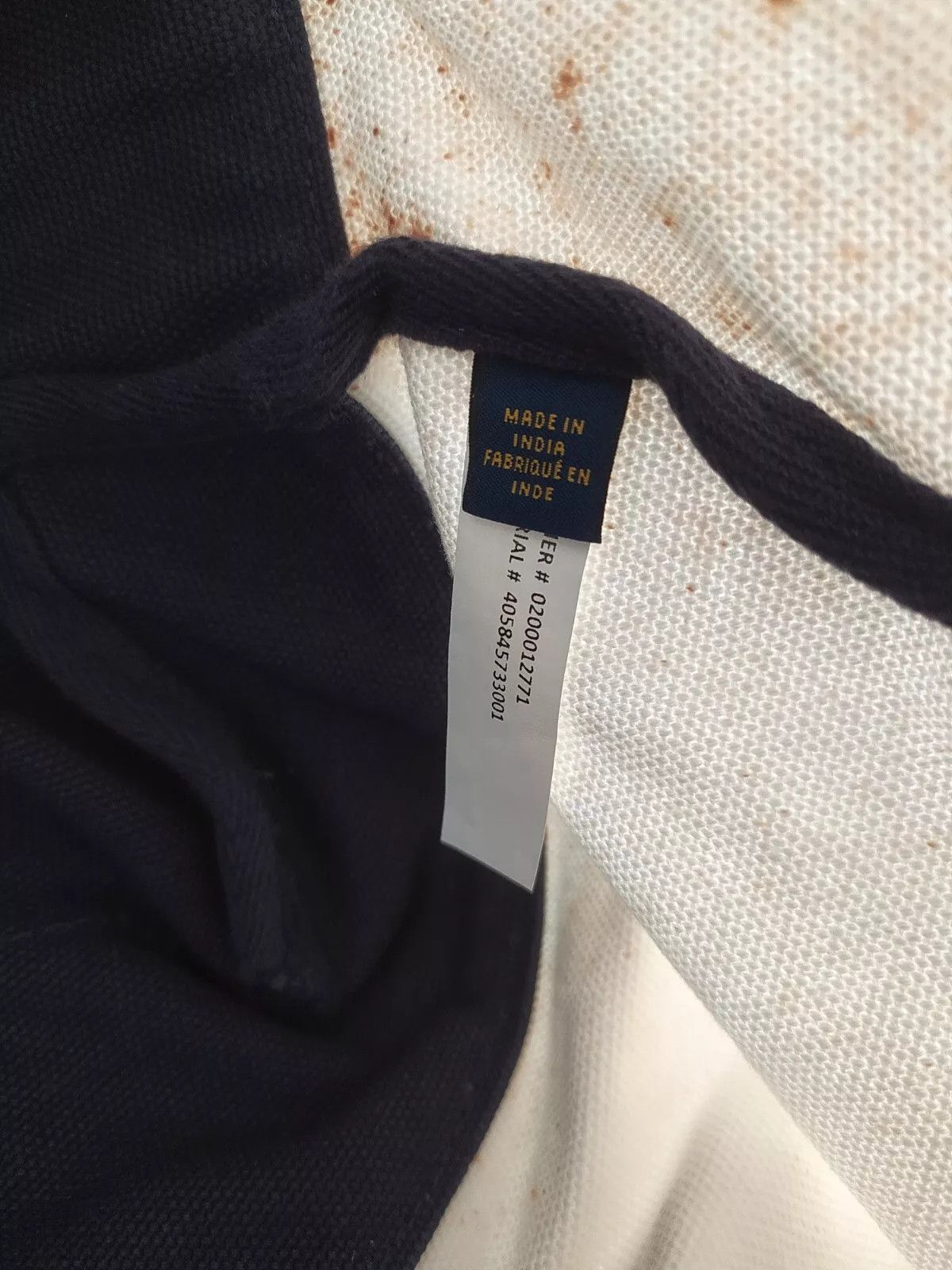 Polo Ralph Lauren Polo Ralph Lauren Polo Bear canvas tote bag IFD 8053 Size ONE SIZE - 8 Thumbnail