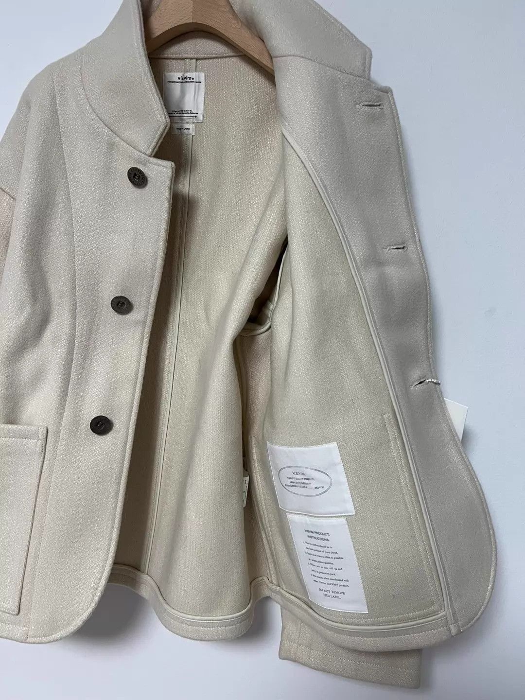 Visvim VISVIM 21AW HAYWARD JKT (MELTON) NEW ivory 3 FIL Size US L / EU 52-54 / 3 - 4 Thumbnail
