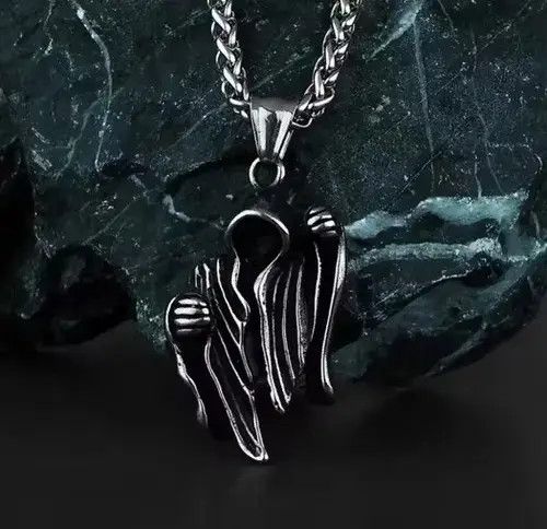 Jewelry × Vintage Streetwear Vintage Reaper Necklace Size ONE SIZE - 2 Thumbnail