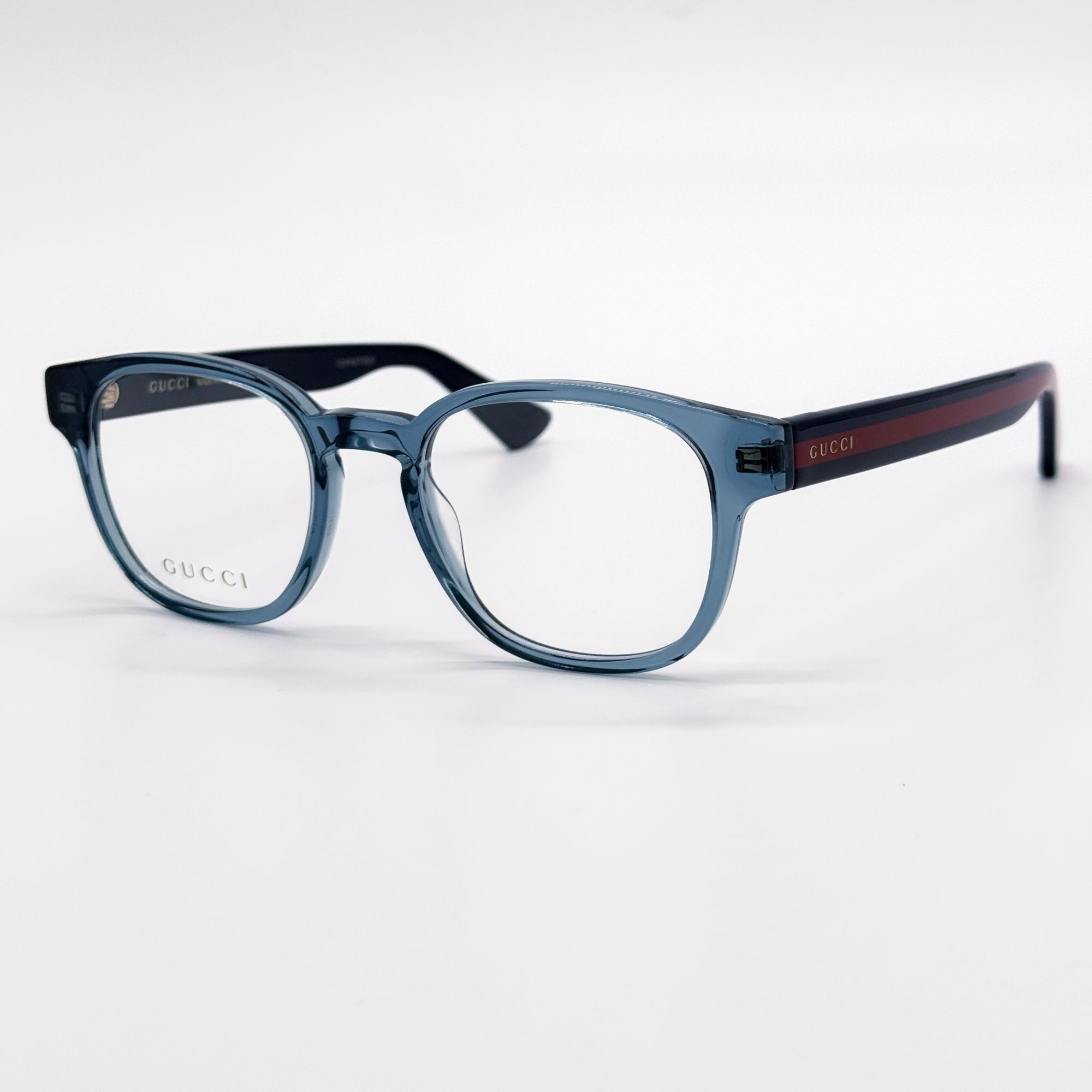 Gucci NEW GUCCI EYEGLASSES GG0927O 006 CLEAR BLUE GUCCI EYEWEAR Size ONE SIZE - 4 Thumbnail