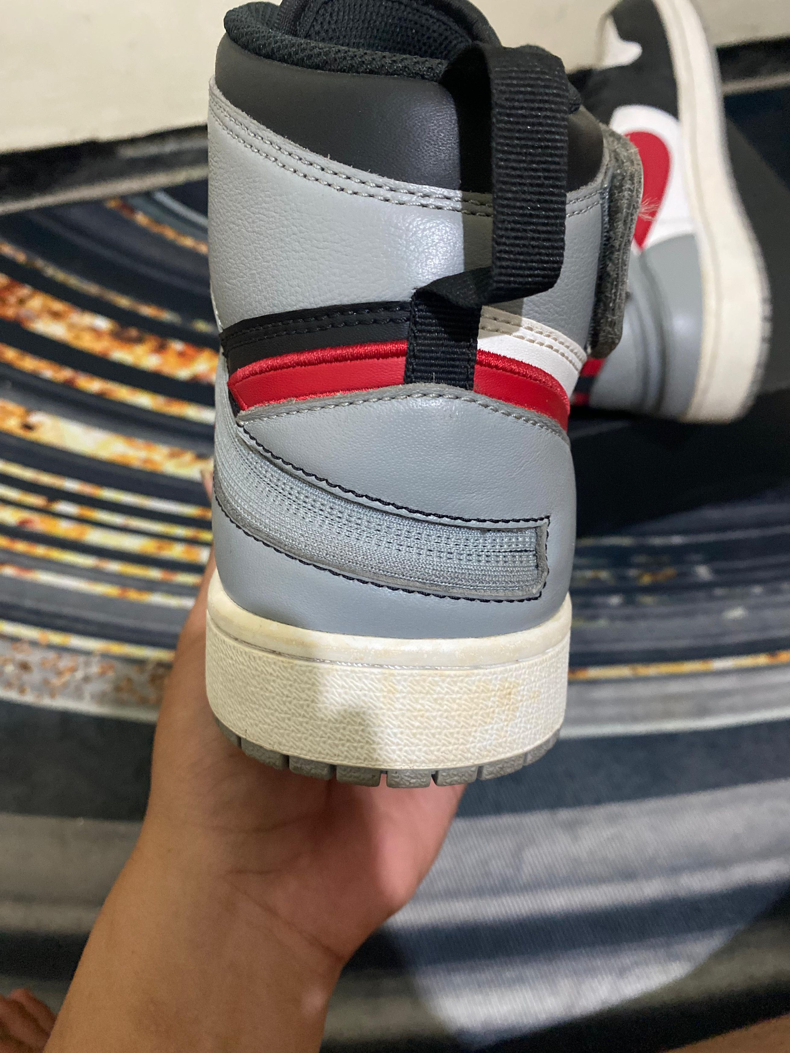 Jordan Brand Air Jordan 1 Hi Flyease Particle Grey Size US 10 / EU 43 - 8 Thumbnail