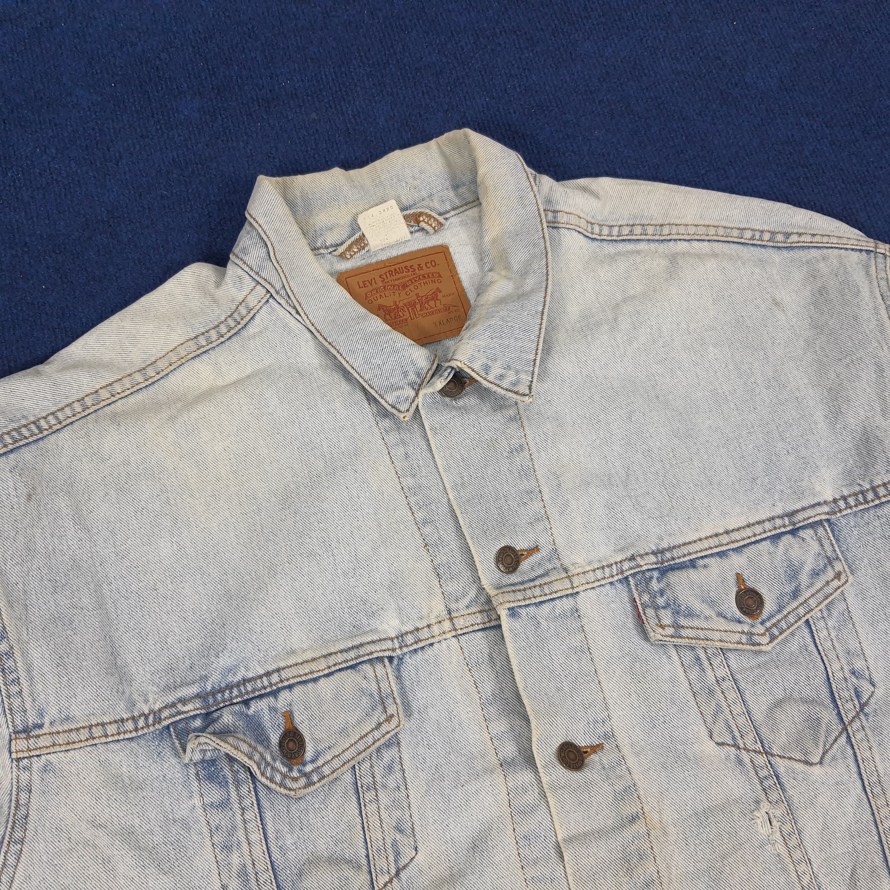 Levi's × Vintage Vintage Levi's Denim Custom Hysteric Glamour Jeans Jacket Size US XXL / EU 58 / 5 - 4 Thumbnail