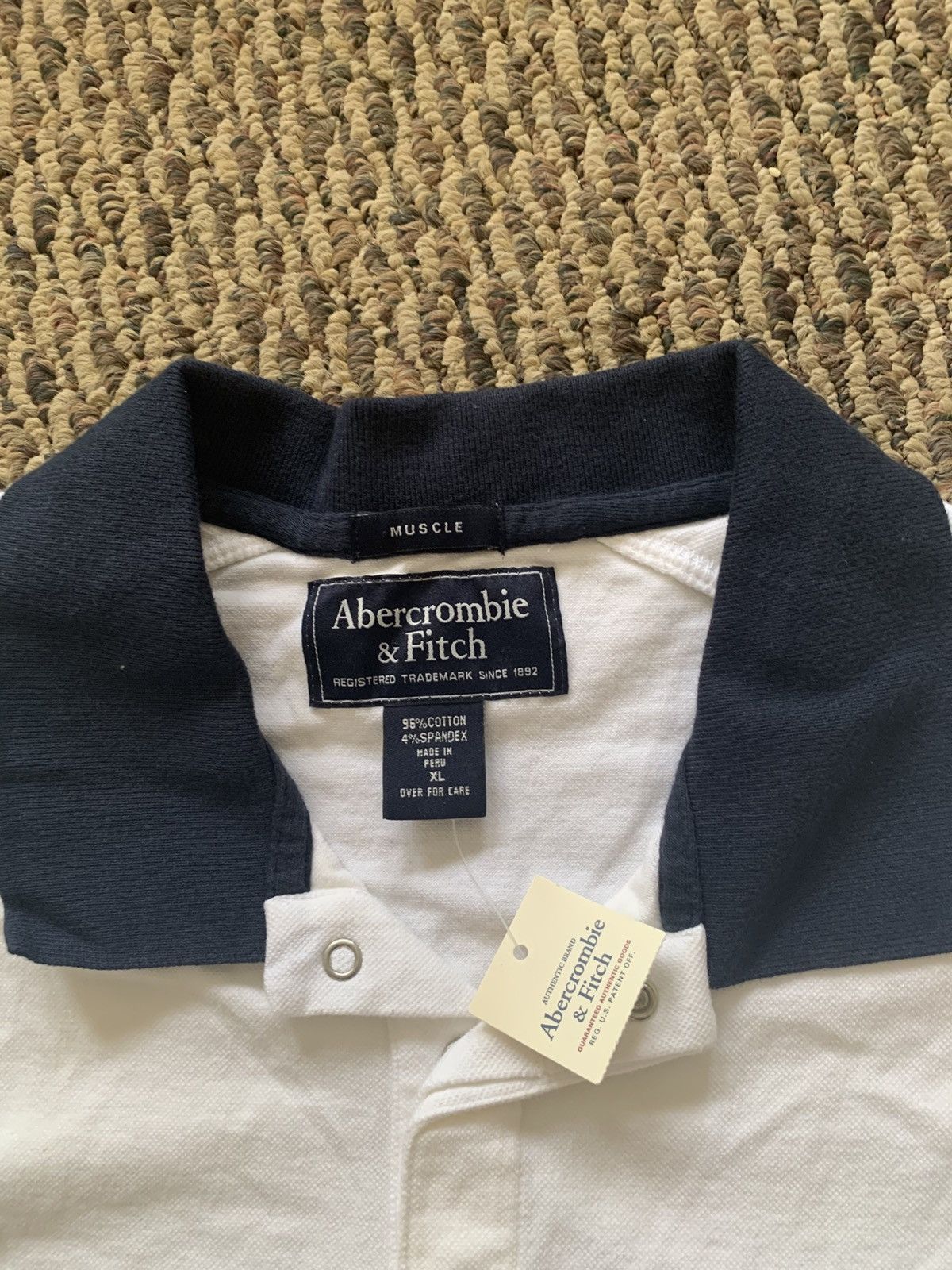 Abercrombie & Fitch Vintage NWT Abercrombie & Fitch Abercrombie 92 Polo Size US XL / EU 56 / 4 - 4 Thumbnail