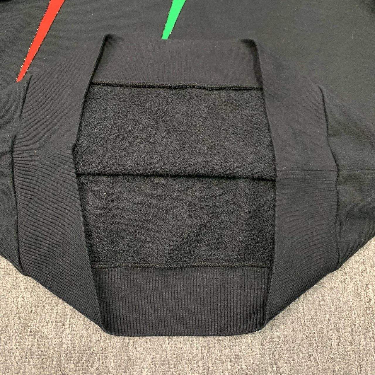Gucci Gucci Black Rhinestone Sequin Lightning Letter Logo Hoodie Size US M / EU 48-50 / 2 - 9 Thumbnail