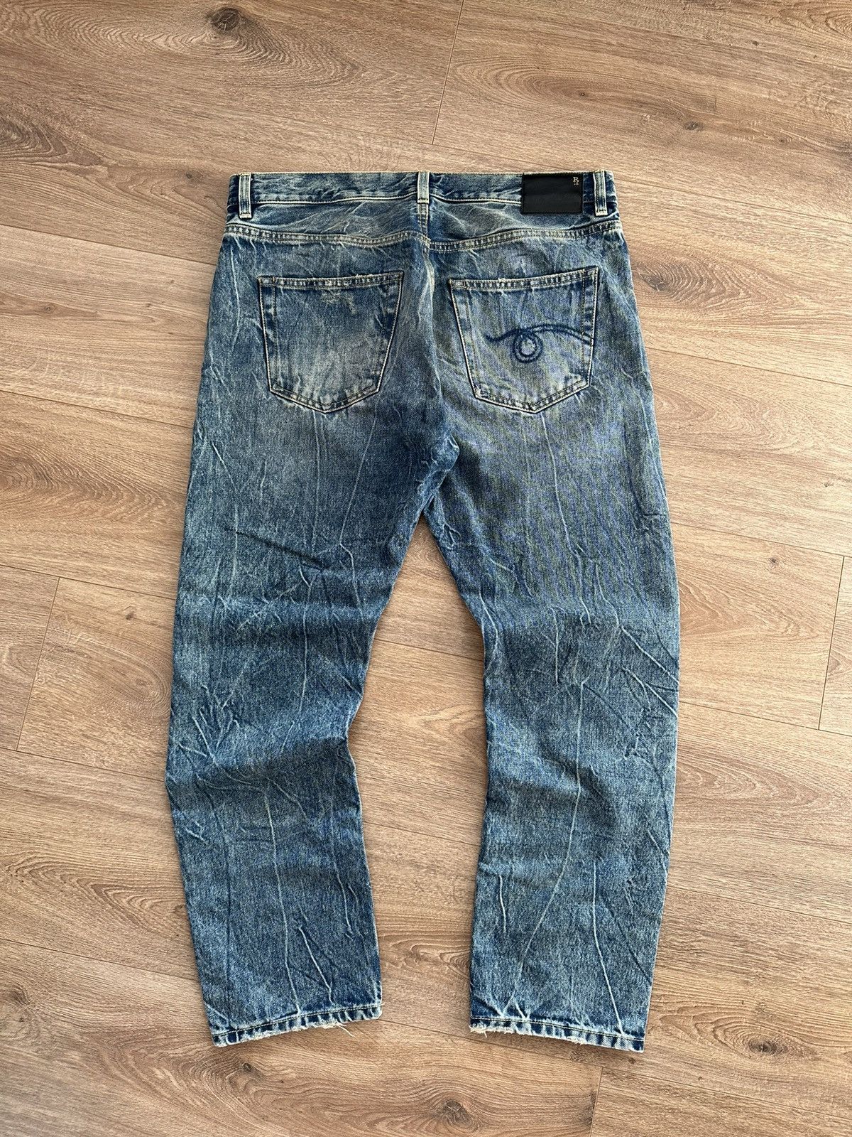 R13 🔥VINTAGE R13 WASHED CROSSOVER JEANS🔥 Size 24" / US 00 / IT 34 - 1 Thumbnail