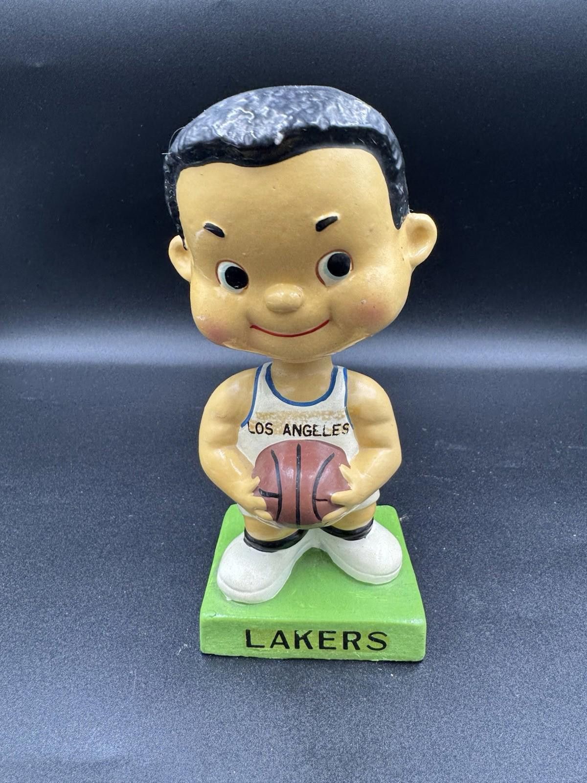 Designer 1960 Bobblehead Nodder Los Angeles Lakers Green Square Base Size ONE SIZE - 1 Thumbnail