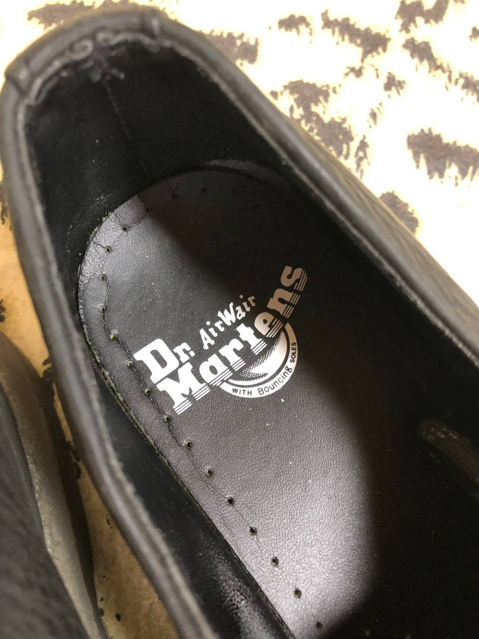 Dr. Martens Rare Vintage Dr Martens Air-Wair 1461 Black Leather Shoes Size US 8.5 / EU 41-42 - 2 Thumbnail