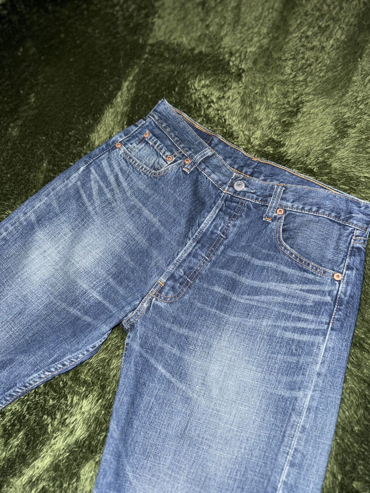 Levi's [30x14] Levi’s 501 Japan Release Button Fly Denim Shorts Size US 30 / EU 46 - 2 Thumbnail