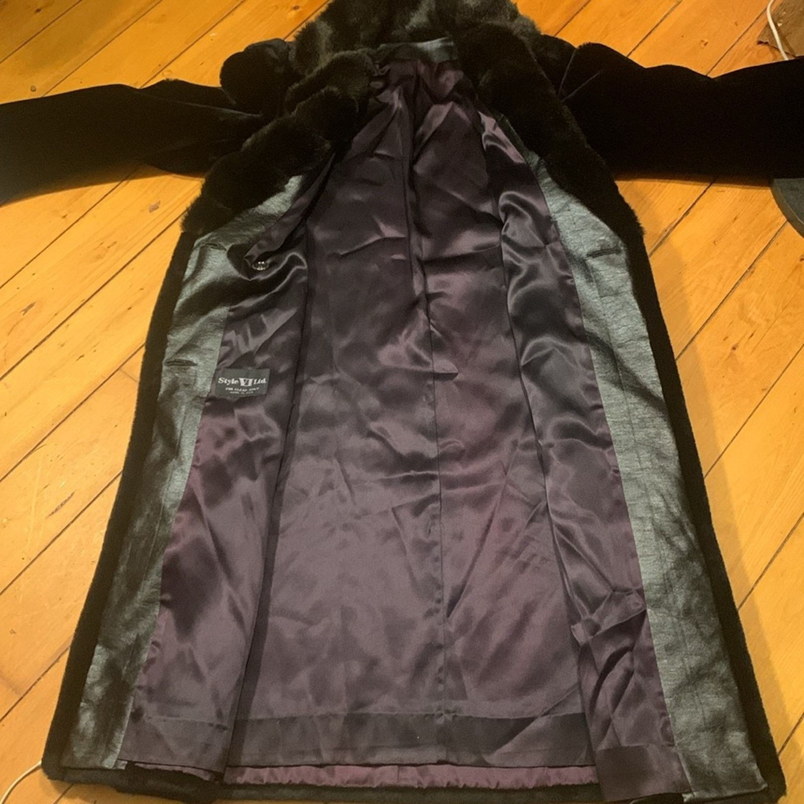 Vintage STYLE VI LTD long luxurious faux fur coat vintage 60’s 70’s Size M / US 6-8 / IT 42-44 - 7 Thumbnail