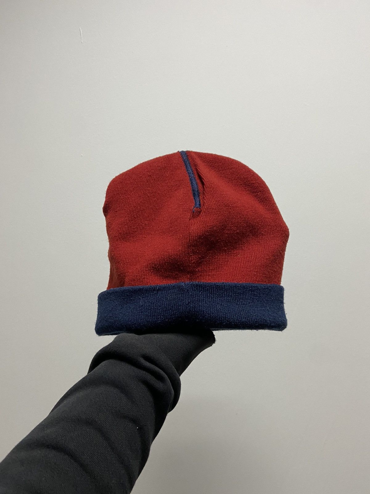 Nike × Vintage Nike Hat Vintage Logo swoosh beanie reversible Y2K Size ONE SIZE - 3 Thumbnail