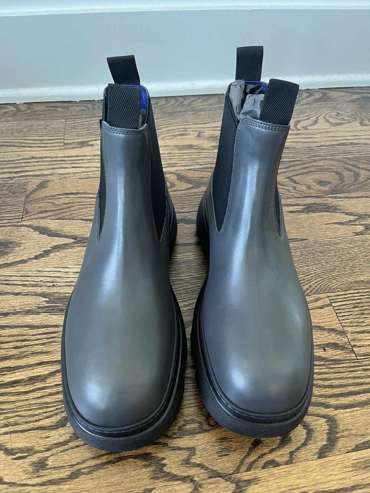 Burberry Burberry Leather Creeper Low Chelsea Boots Size US 10 / EU 43 - 8 Thumbnail