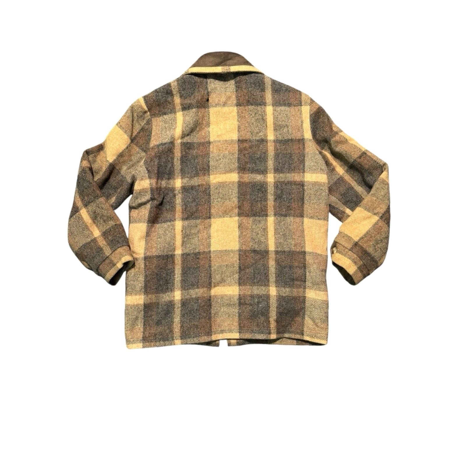 Vintage VINTAGE Woolrich Wool Blanket Fleece Lined Coat Jacket Plaid Wool Coat M Blue Mens 70s 3-in-1 Jacket Size US M / EU 48-50 / 2 - 7 Thumbnail