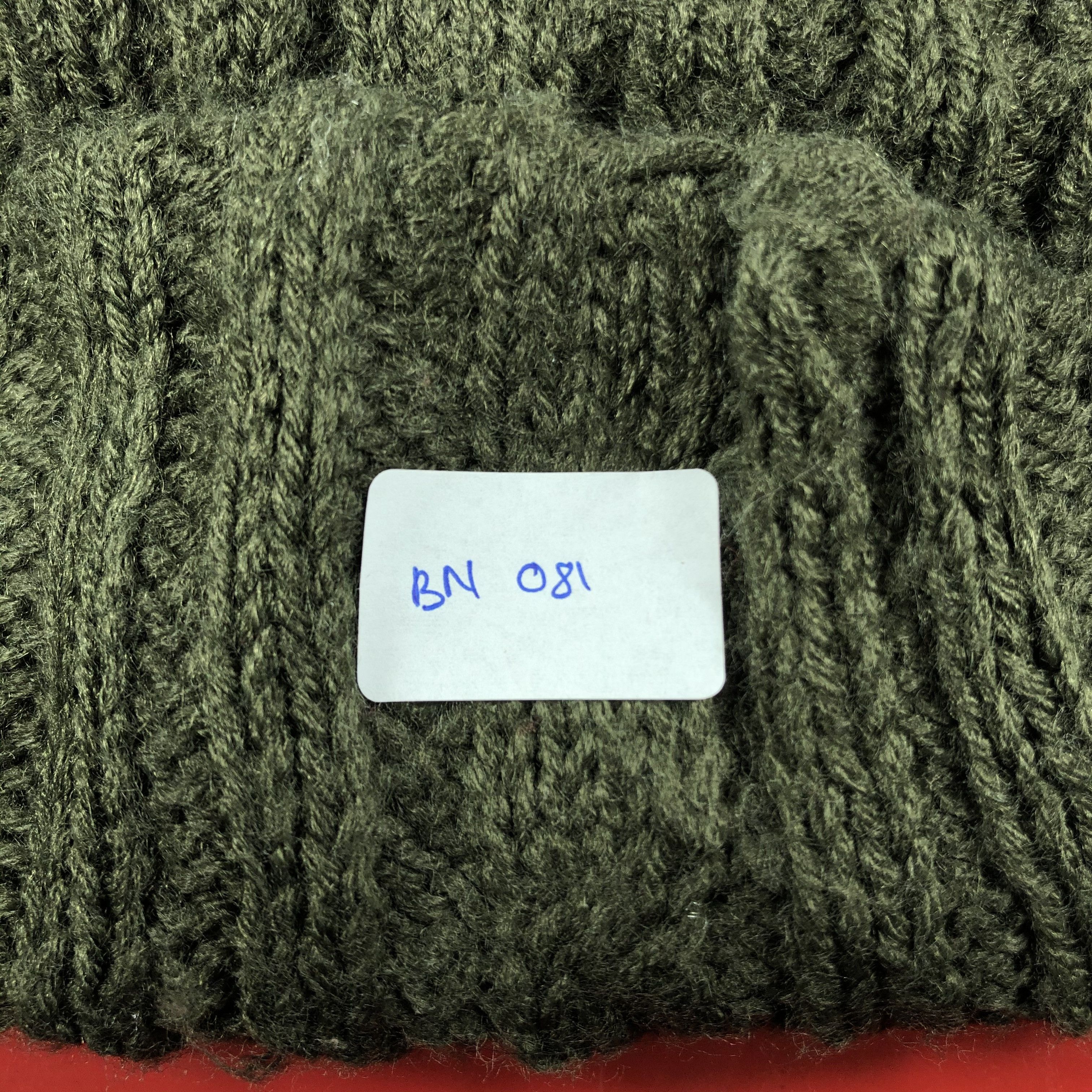 Japanese Brand Crochet Green Beanie Size ONE SIZE - 5 Thumbnail