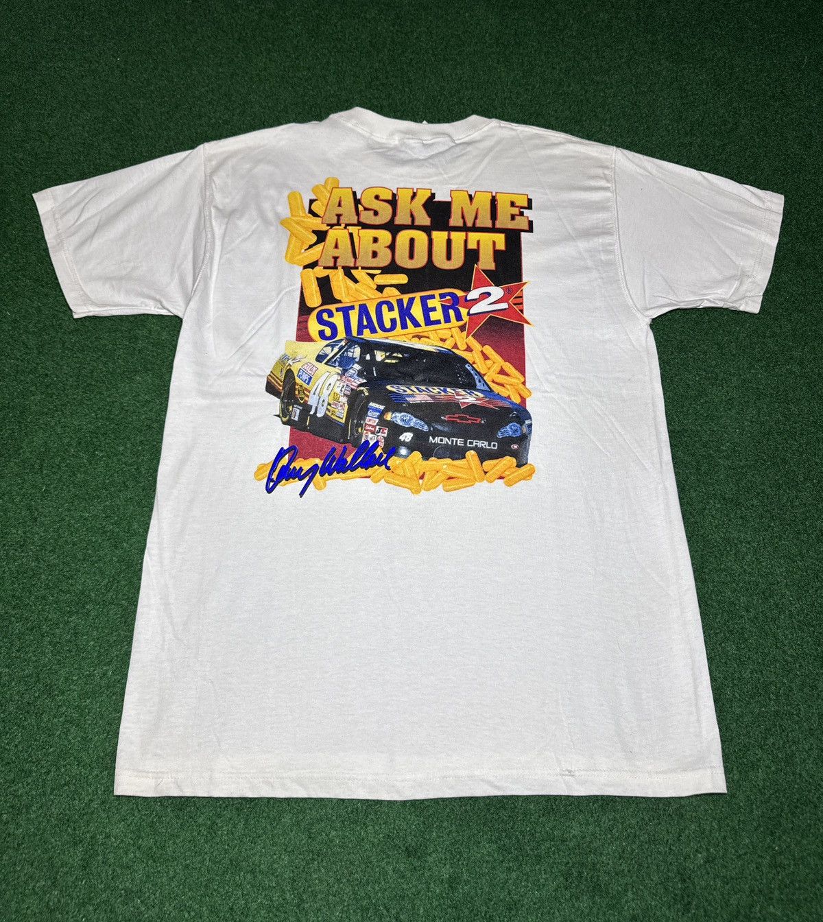 Vintage Rusty Wallace Stacker 2 Nascar Racing 90s Large T Shirt Size US L / EU 52-54 / 3 - 1 Thumbnail