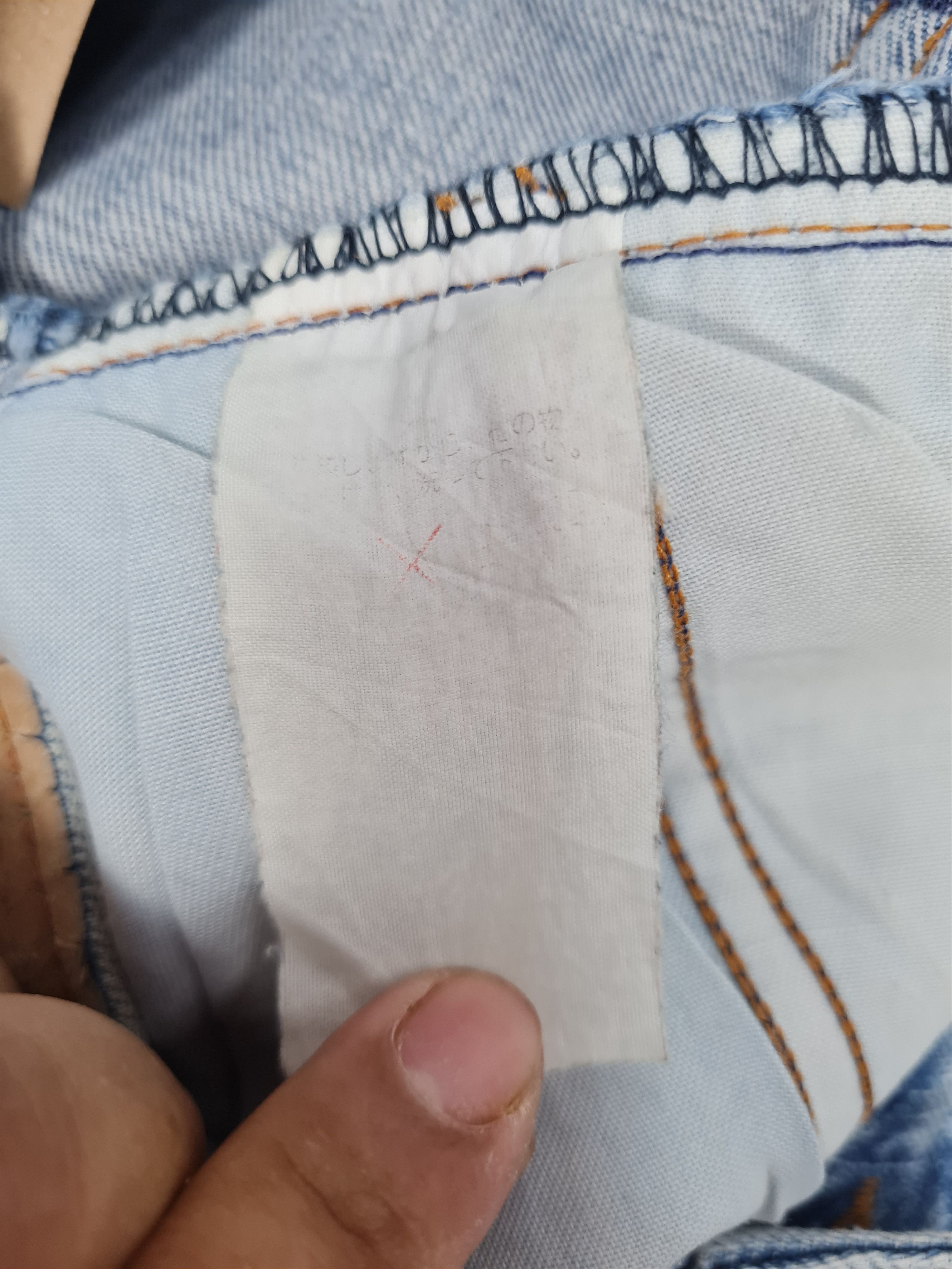 Levi's Vintage Clothing Vtg LEVIS 603 Slim Cut Light Blue Jeans L0368 Size 29X28 Size US 33 - 14 Thumbnail