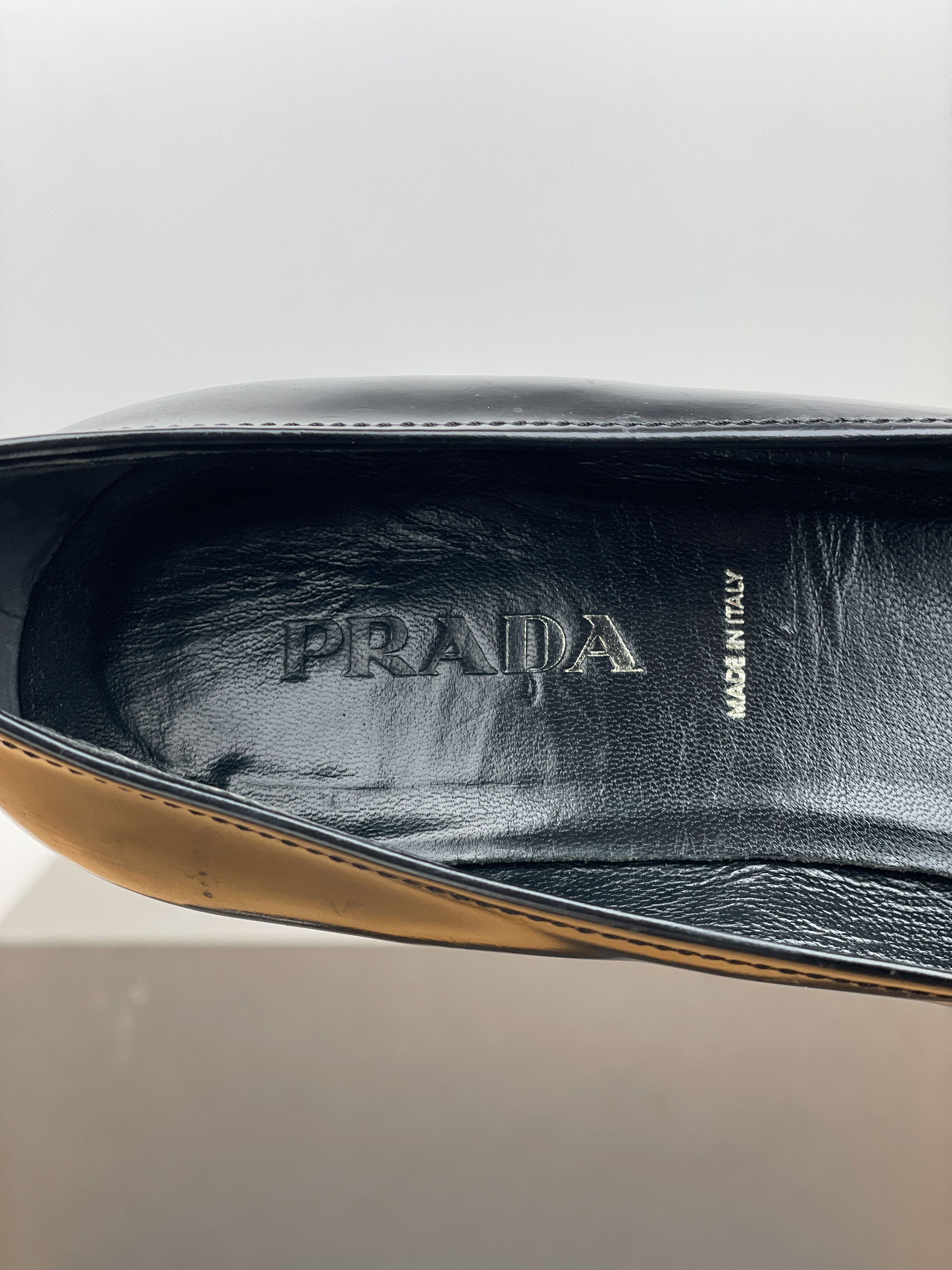 Prada Prada 2000s Square Toe Buckle-Strap Pump Kitten Heels Size US 7 / IT 37 - 11 Thumbnail