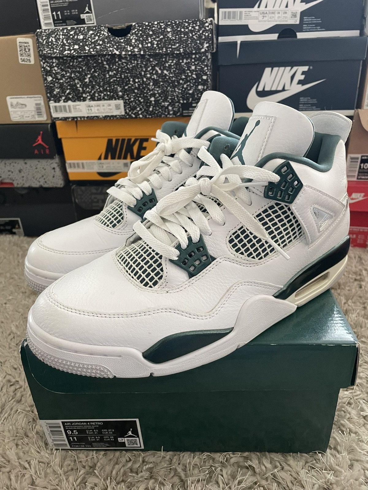 Jordan 4 Oxidized Green