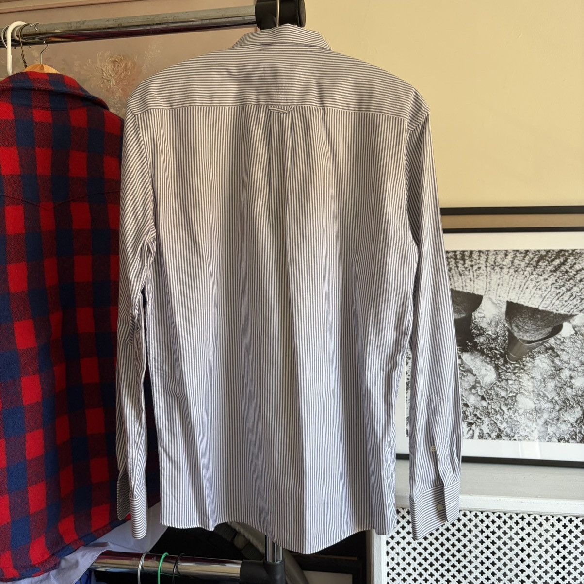 Maison Kitsune Maison Kitsuné Fox Embroidery Striped Dress Shirt — EU 42 Size US XS / EU 42 / 0 - 2 Thumbnail