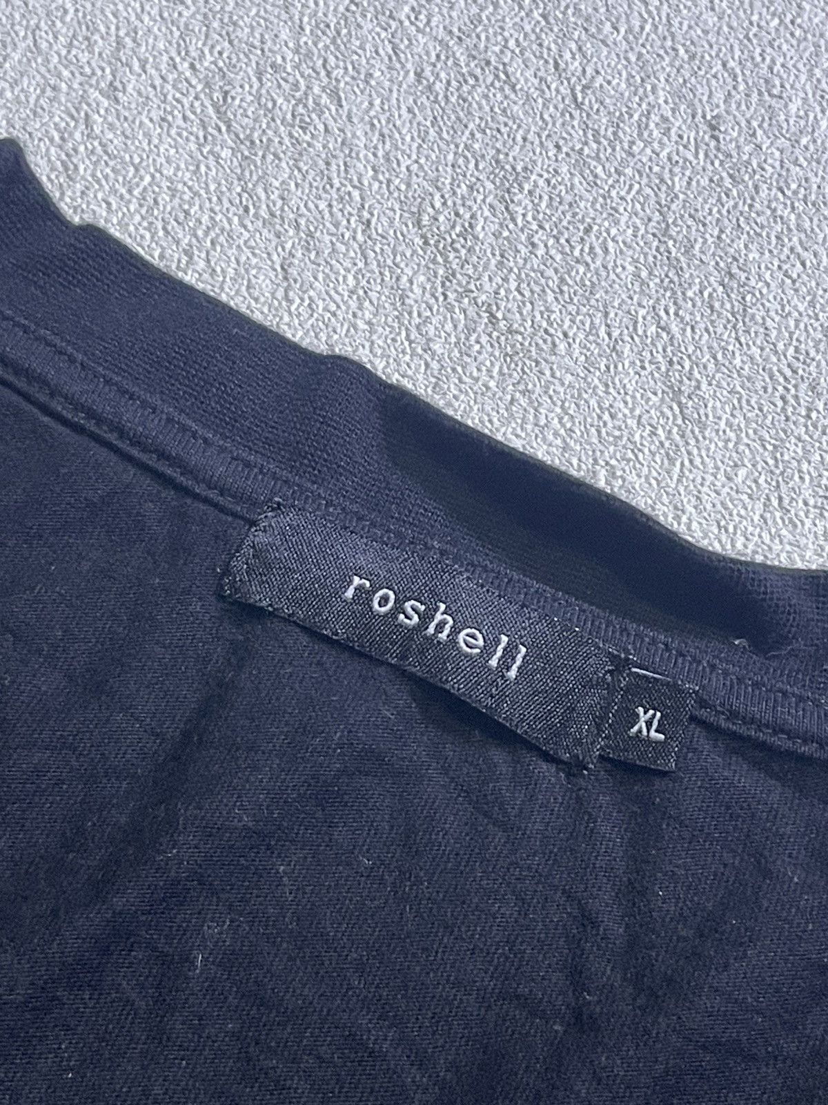 Hysteric Glamour Y2K ROSHELL long t-shirt with small star motif on the neck Size US XL / EU 56 / 4 - 4 Thumbnail