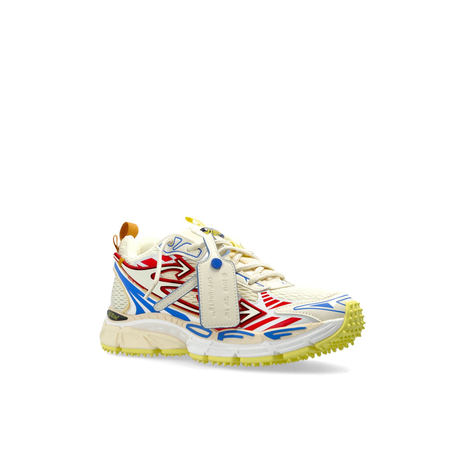 Off-White OFF-WHITE OW Be Right Back Mesh Cream Sneakers New & Authent Size US 11 / IT 41 - 2 Thumbnail