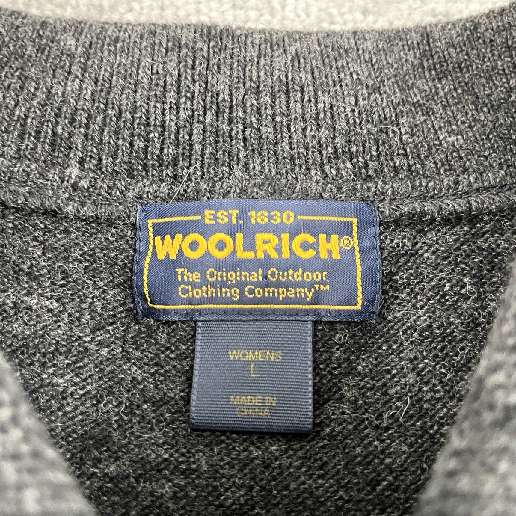 Vintage VINTAGE WOOLRICH Vest Womens Large Gray Fall Winter Holidays Grandma Retro 90s Size L / US 10 / IT 46 - 2 Thumbnail