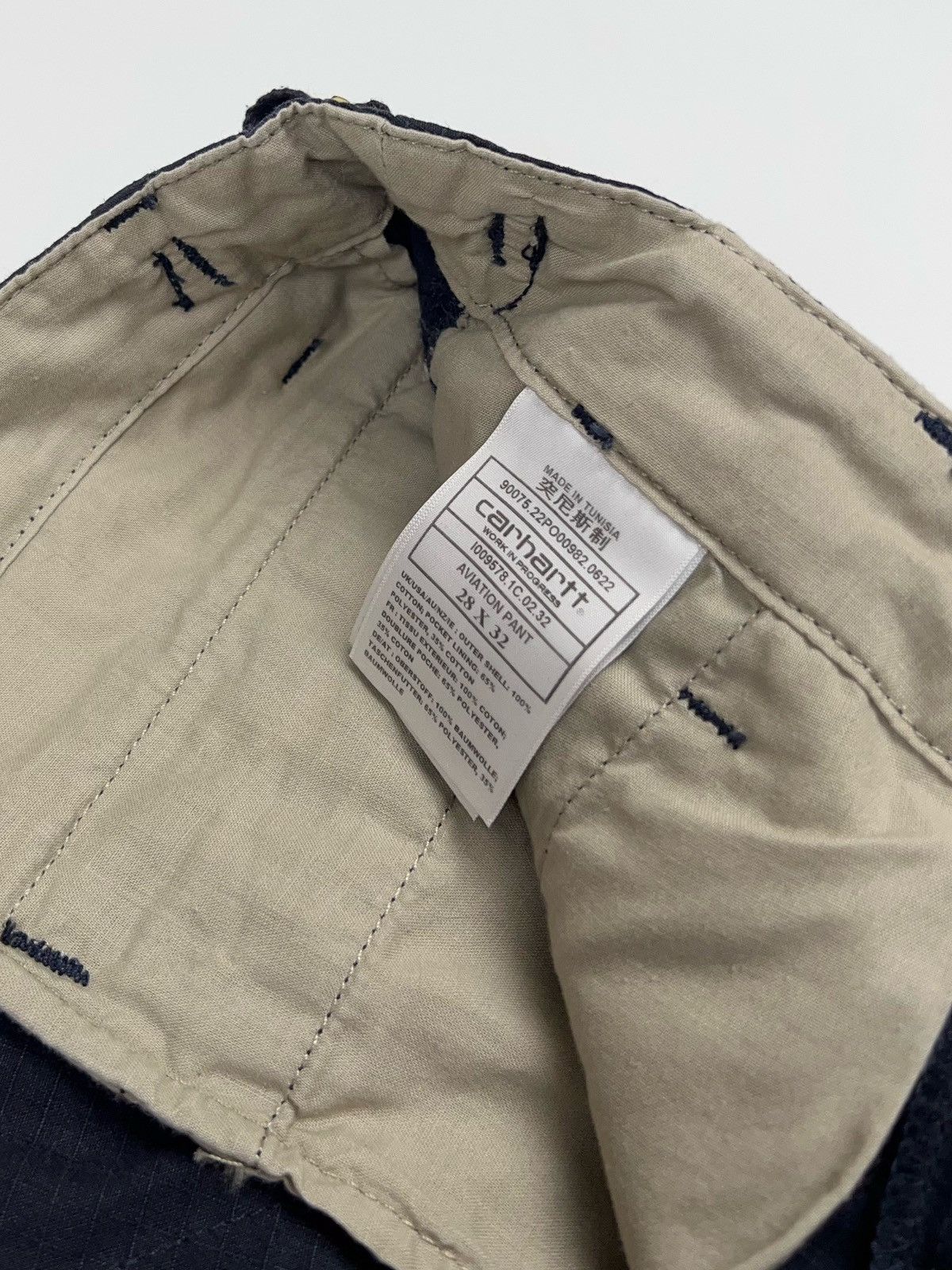 Carhartt Carhartt Aviation Cargo Pants Navy Blue Size US 28 / EU 44 - 9 Thumbnail
