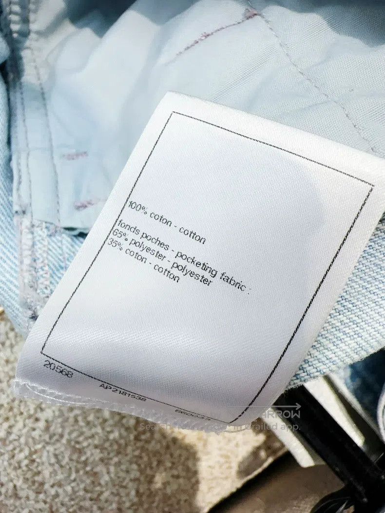 Chanel Chanel 24M light blue gradient coated jeans straight pants Size 42" / US 20 - 7 Thumbnail