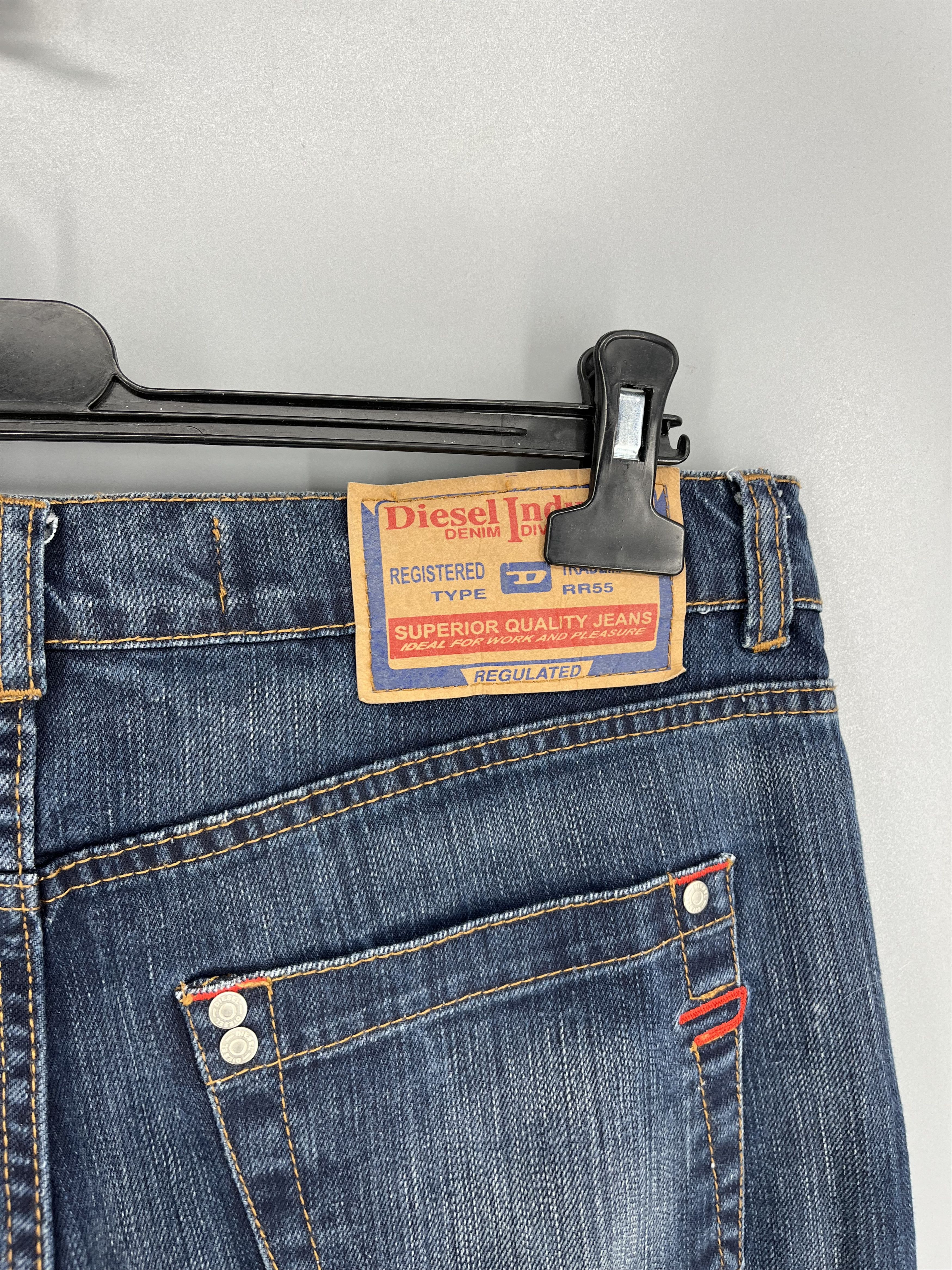 Diesel Vintage Diesel Industry Blue Denim Jeans Size-32 Size US 32 / EU 48 - 13 Thumbnail