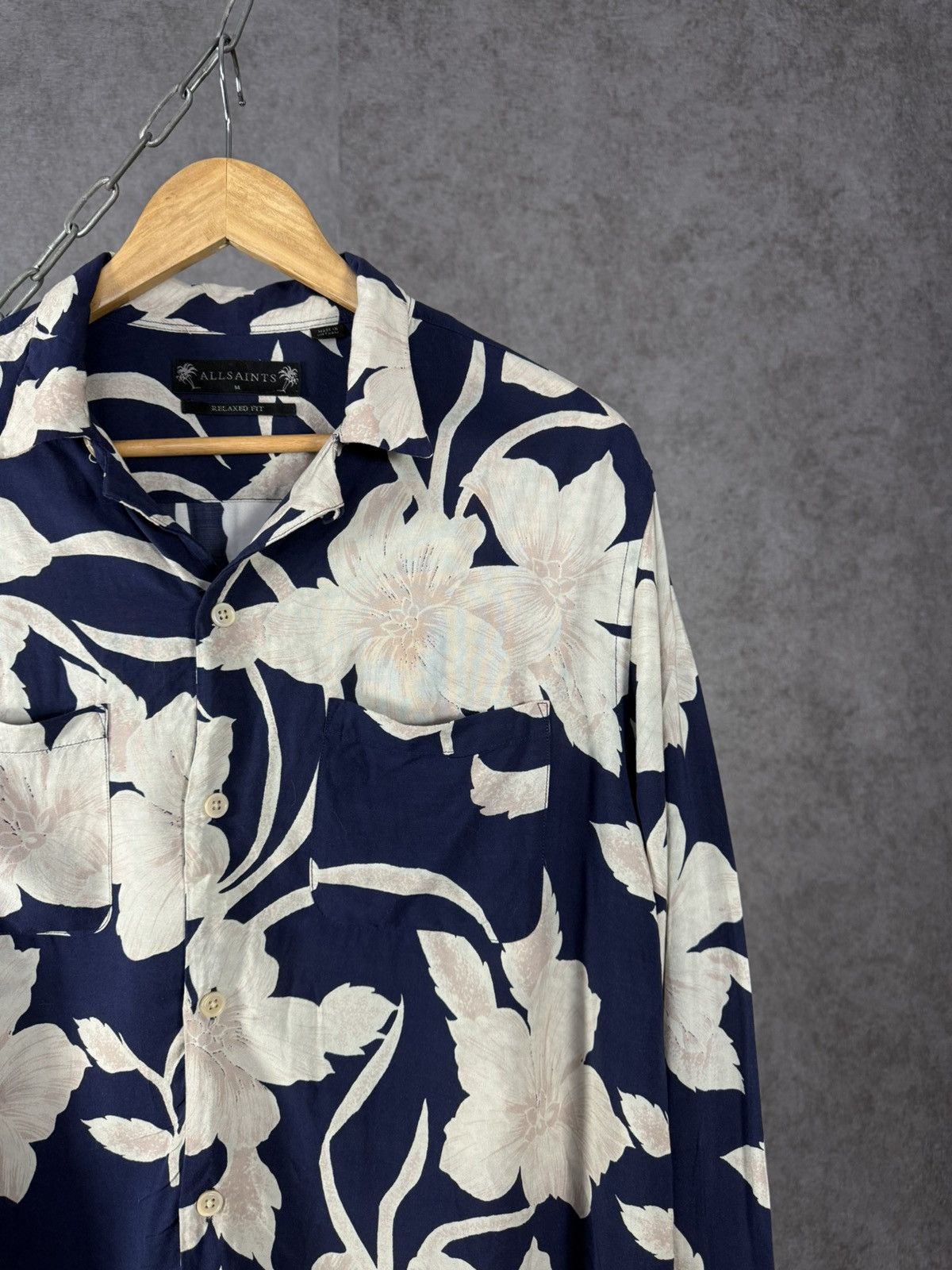 Allsaints Allsaints designer art crazy relaxed shirt Size US M / EU 48-50 / 2 - 2 Thumbnail