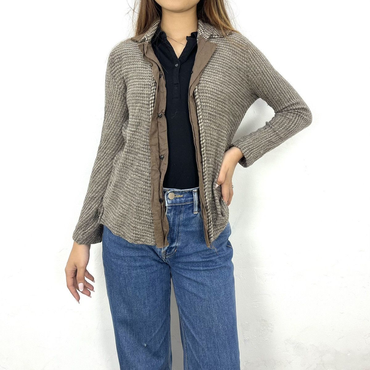 Y's 1990s Vintage Y’s Yohji Yamamoto Knit Cardigan Luxury Size XS / US 0-2 / IT 36-38 - 13 Thumbnail