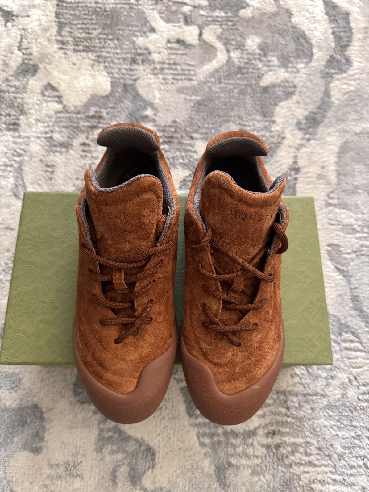 Alexander McQueen Alexander McQueen Flexion Brown Suede Low Top Sneaker Size US 9 / EU 42 - 4 Thumbnail