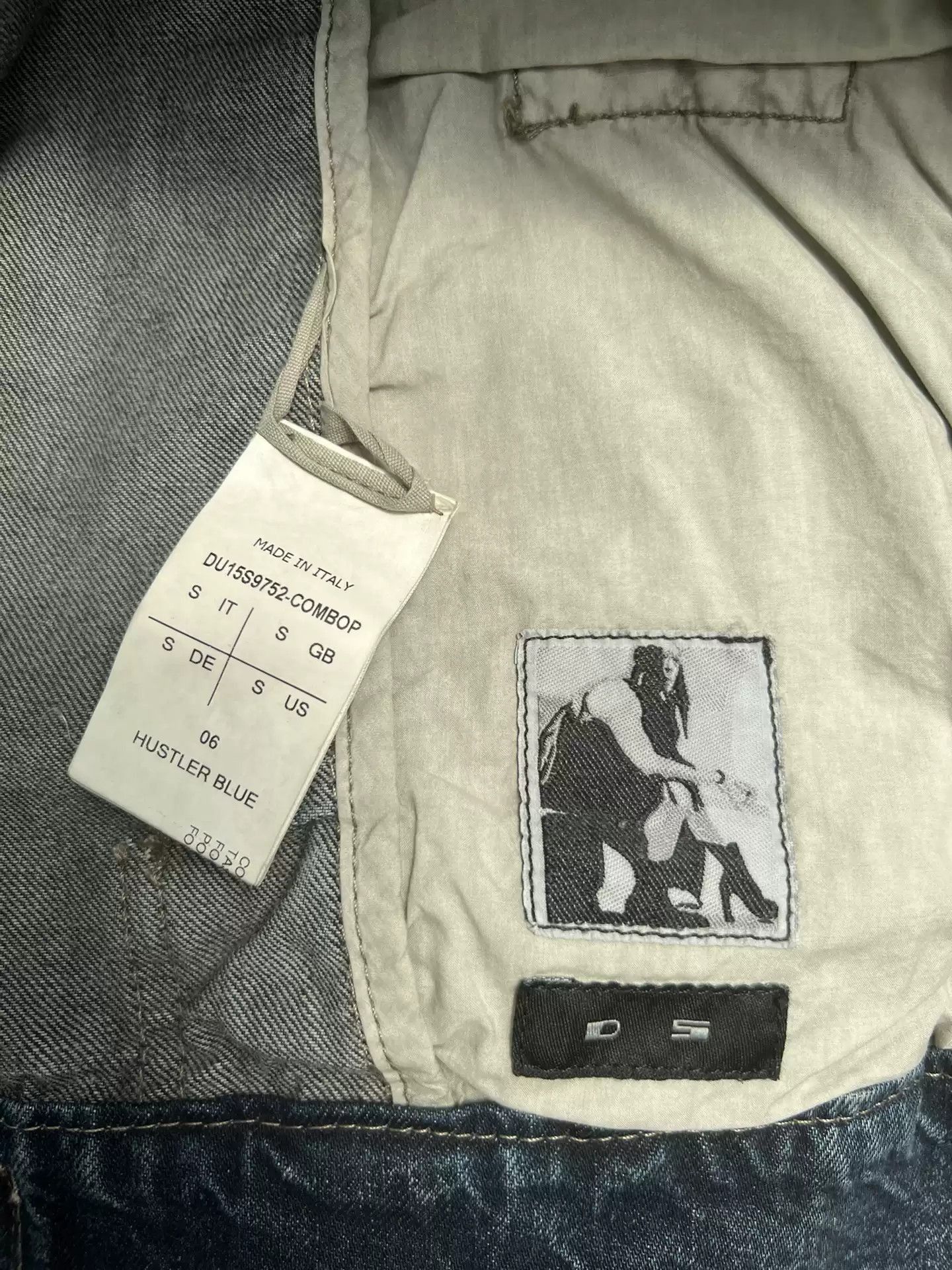 Rick Owens Rick Owens denim jacket-2505 Size US S / EU 44-46 / 1 - 6 Thumbnail