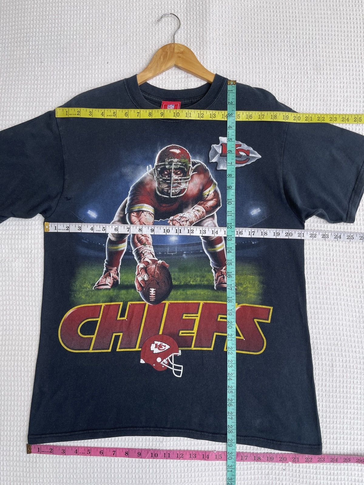 NFL Rare🔥Vintage Kansas City CHIEFS T Shirt Size US L / EU 52-54 / 3 - 11 Thumbnail